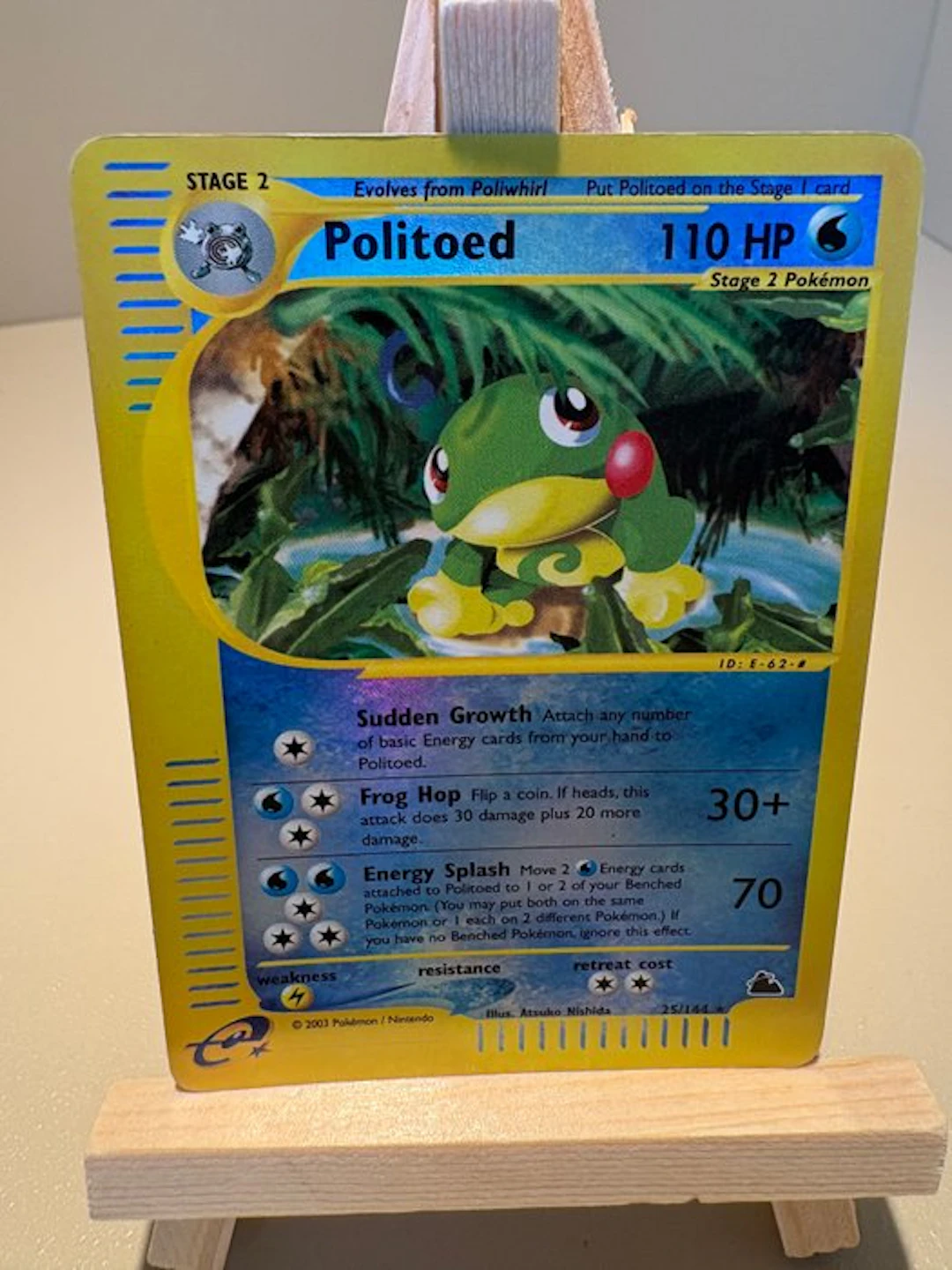 Pokémon - 1 Card - Politoed 25 Reverse holo - WOTC - Skyridge