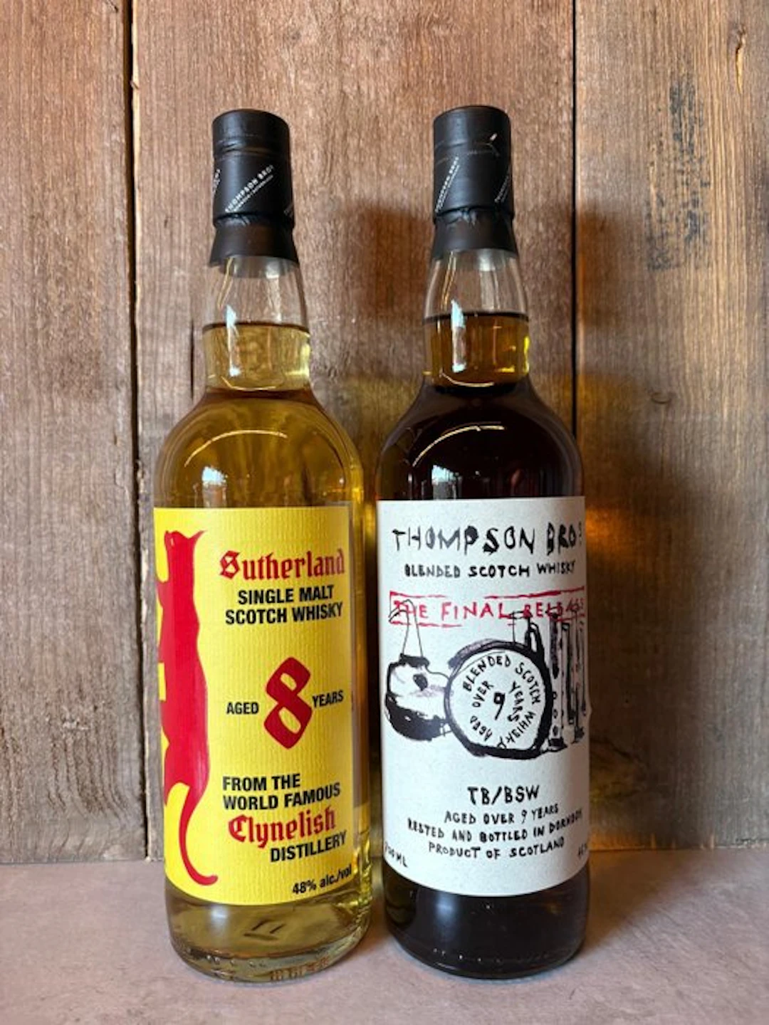Clynelish Sutherland 8yo + TB/BSW 9yo - The Final Release - Thompson Bros