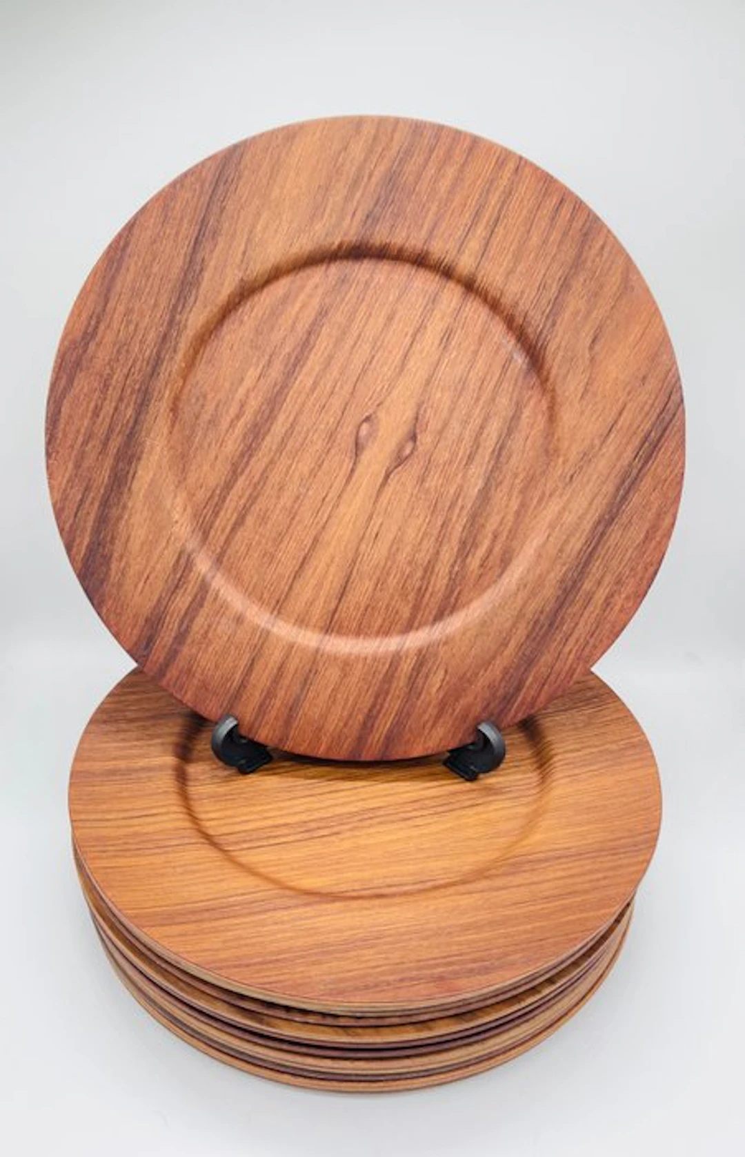 Morsbak - Plate (12) - Wood - Teakwood underplates