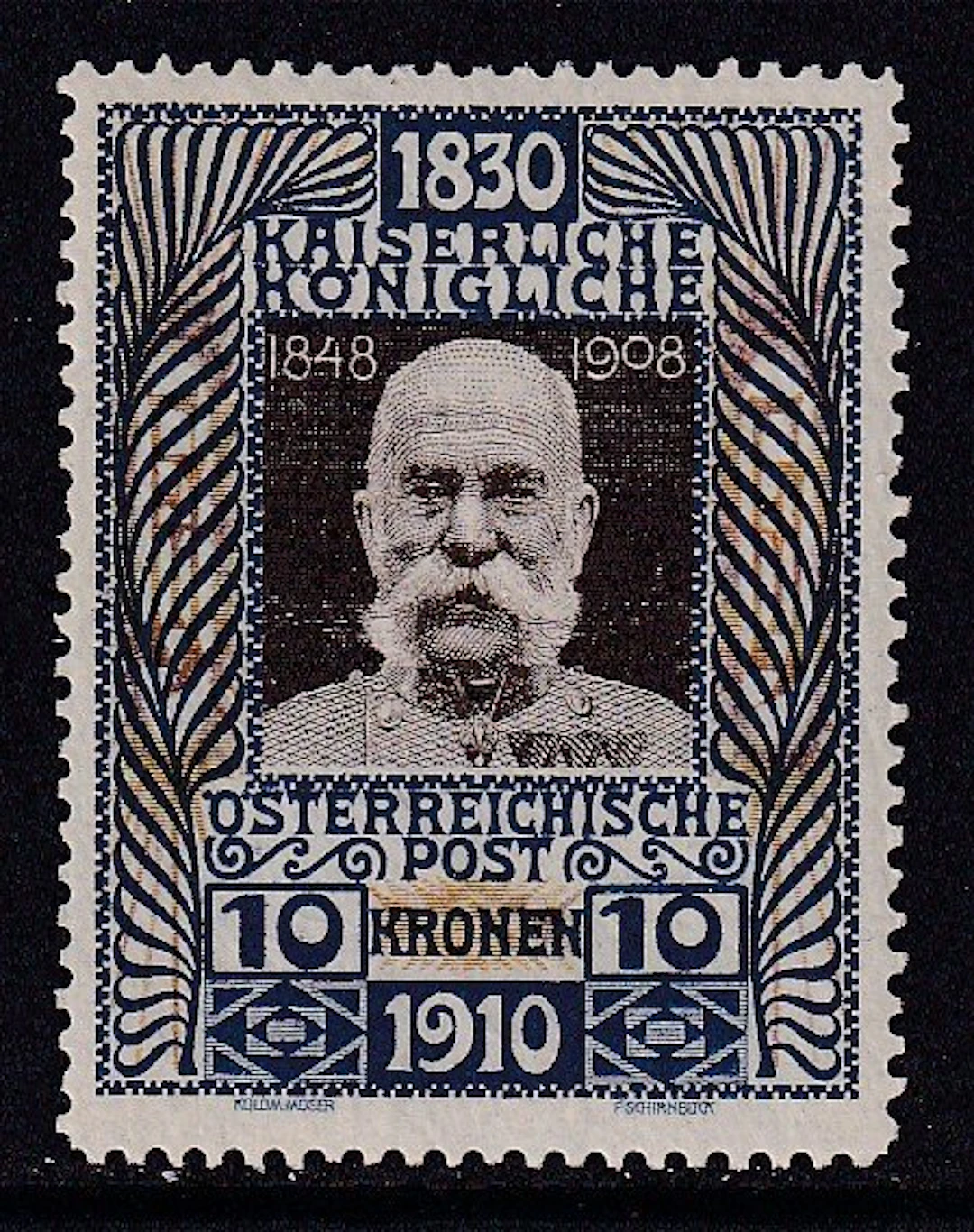 Austria 1910 - Emperor Franz Joseph's 80th birthday. - ANK: 177