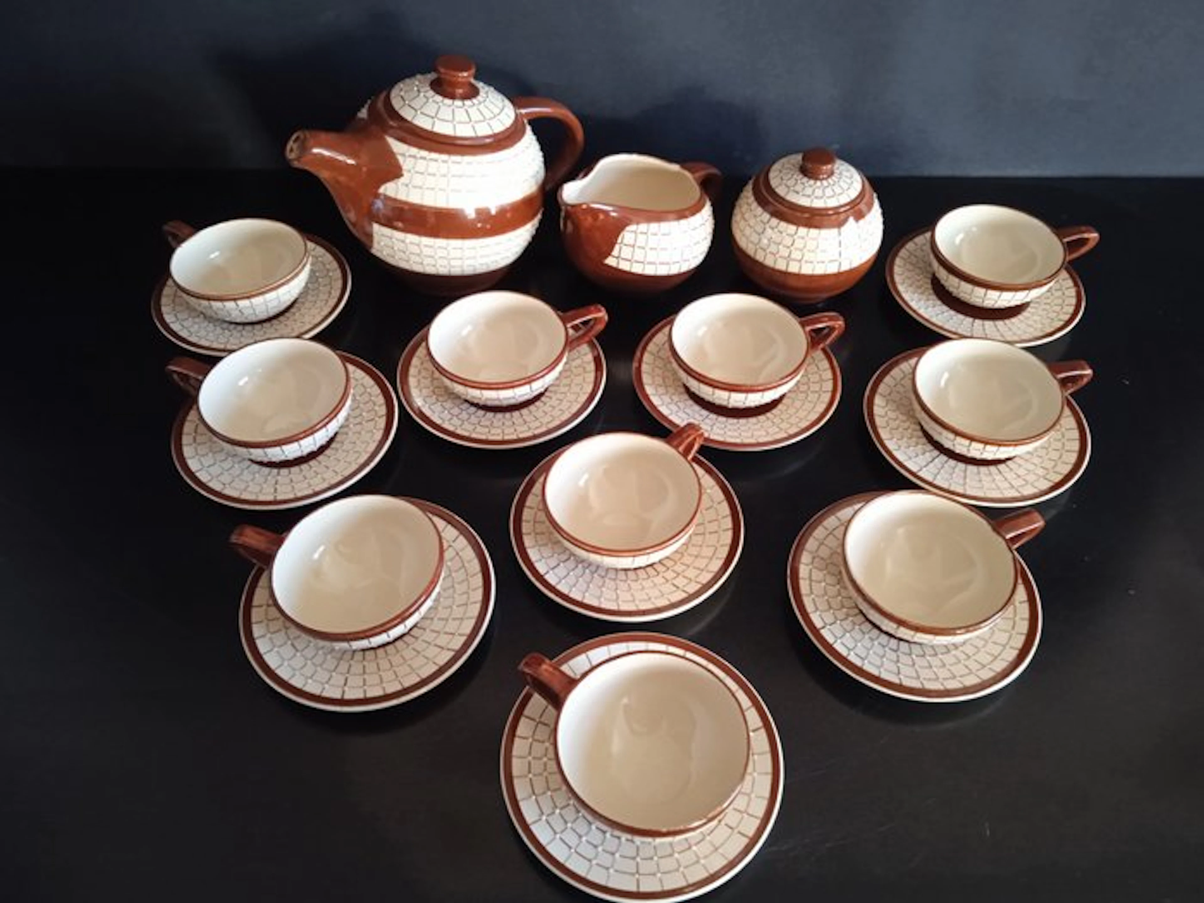 Longchamp - Coffee set for 10 (23) - Colmar - Earthenware