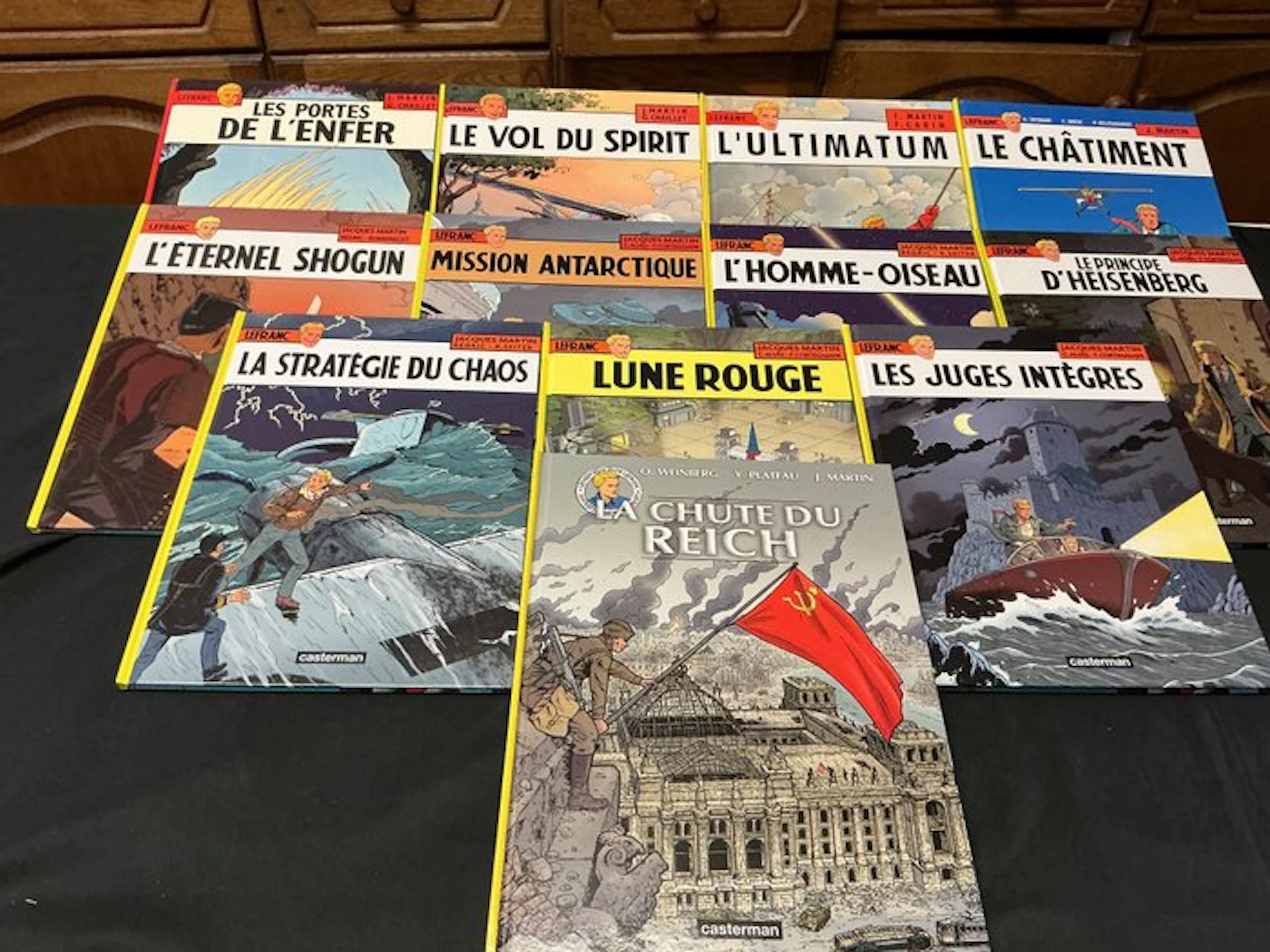 Lefranc - 12x C - 12 Album - First edition - 1978/2021