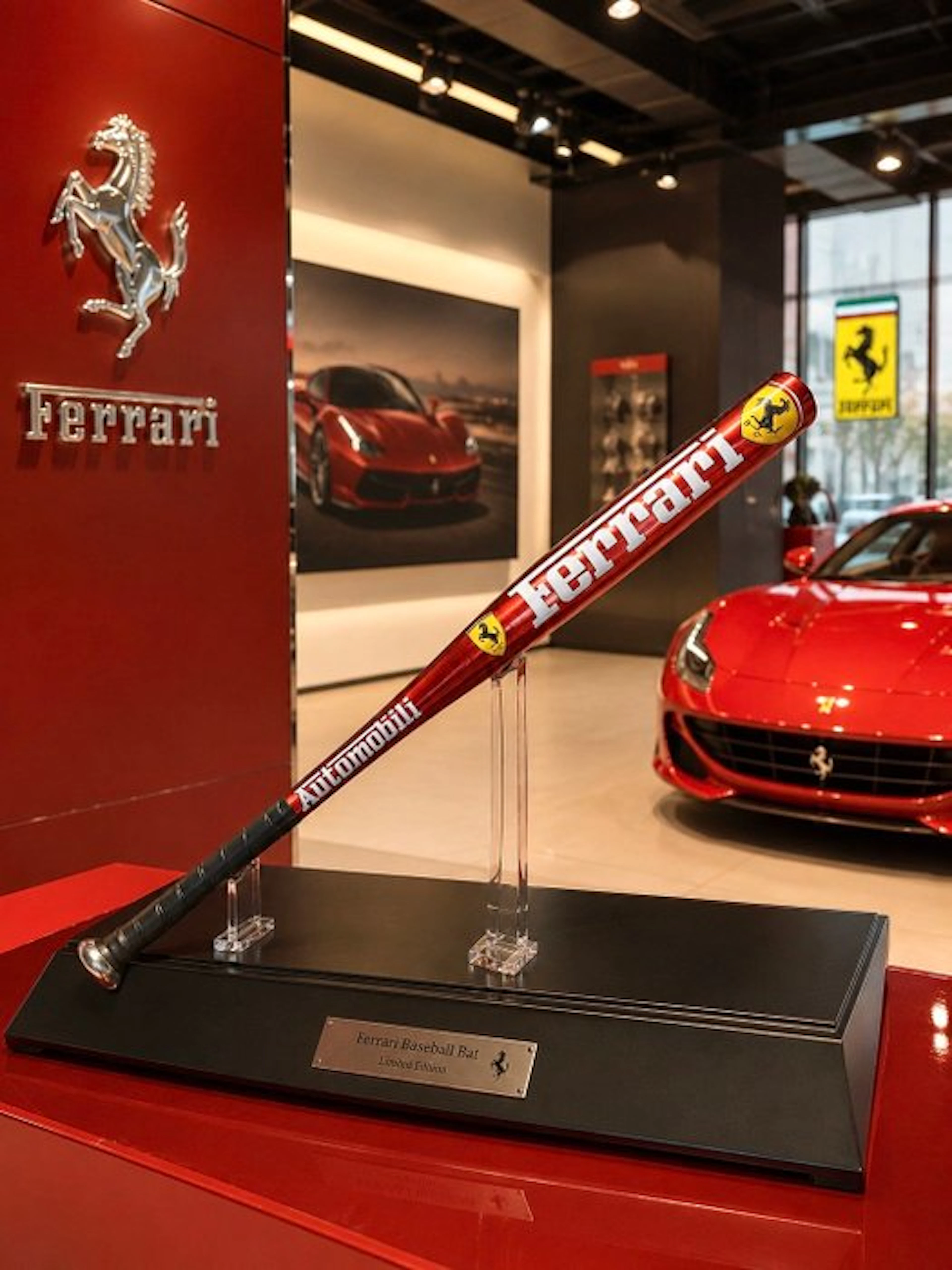 GF Exclusives - Ferrari Baseball Bat Artwork By: GF Exclusives