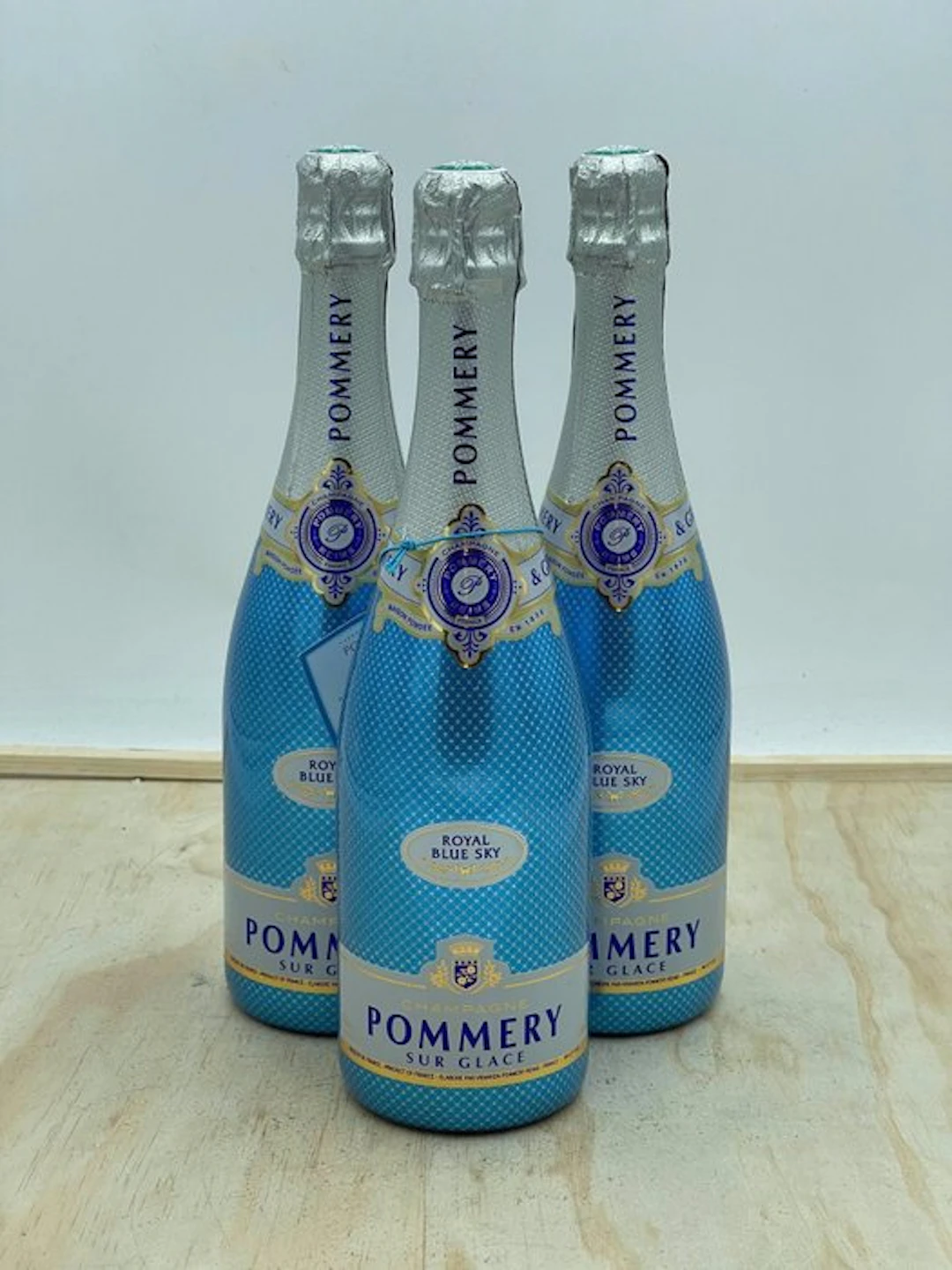 Pommery, Sur Glace Royal Blue Sky - Champagne - 3 Bottles (0.75L)