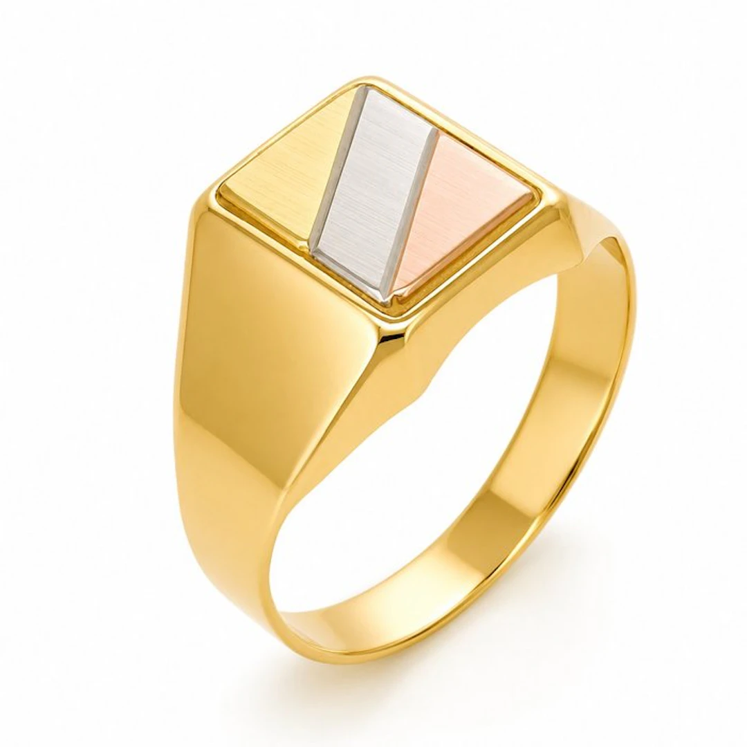 Ring - 18 kt. White gold, Yellow gold, Rose gold - Made in Italy - Handmade