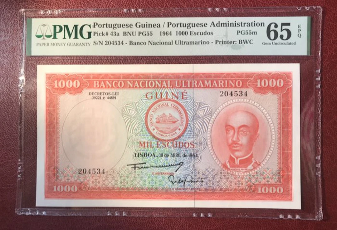 Portuguese Guinea. - 1000 Escudos - 1964 - Pick 43a (No reserve price)