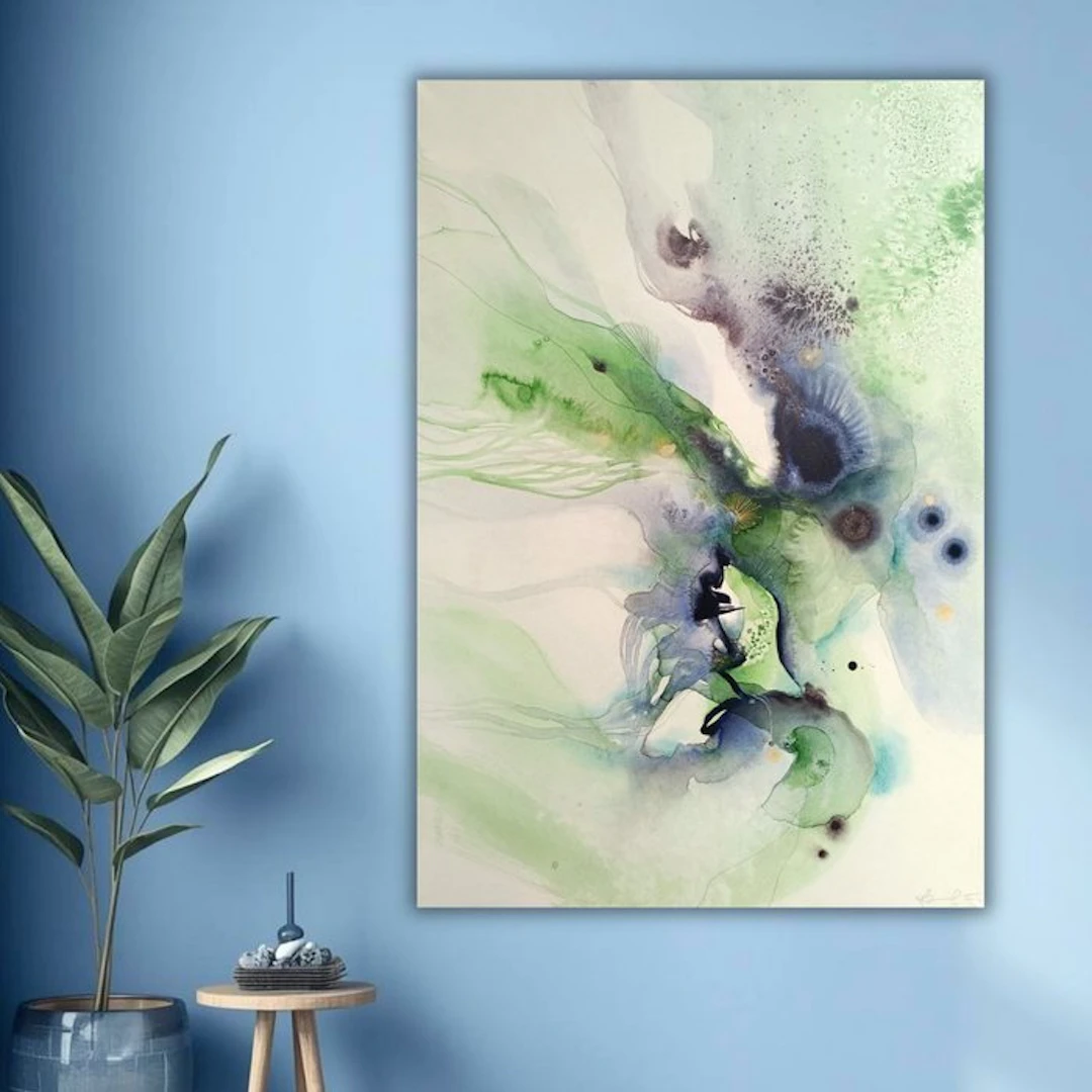 Anna Barone - MICRO MONDI 6 - XL - NO RESERVE - 100 X 70 CM