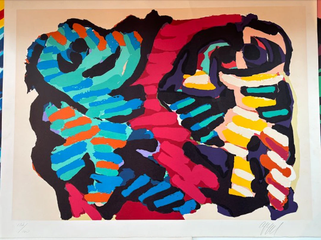 Karel Appel (1921-2006) - A Happy Encounter