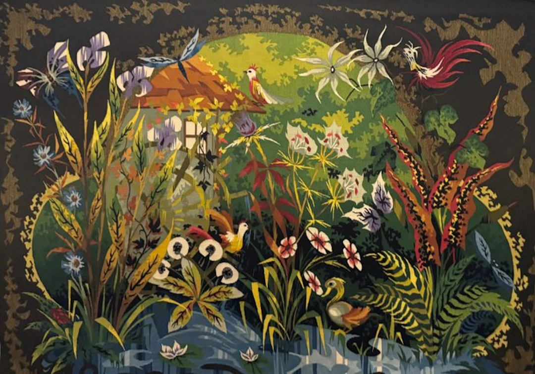 Aubusson Philippe Hecquet - Tapestry - 150 cm - 200 cm - The Enchanted Mill