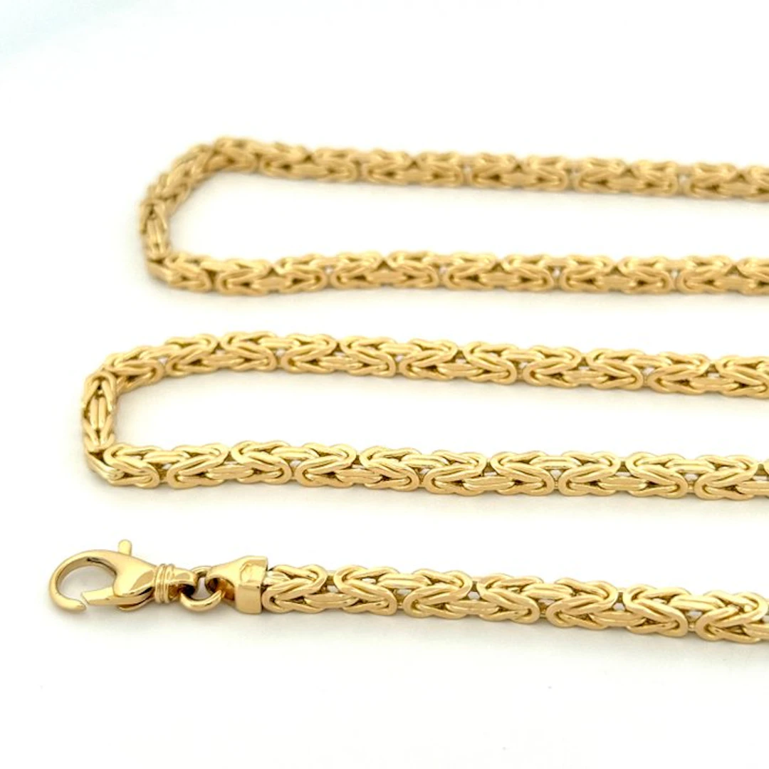 Necklace - 18 kt. Yellow gold - Bizantina - 60 cm