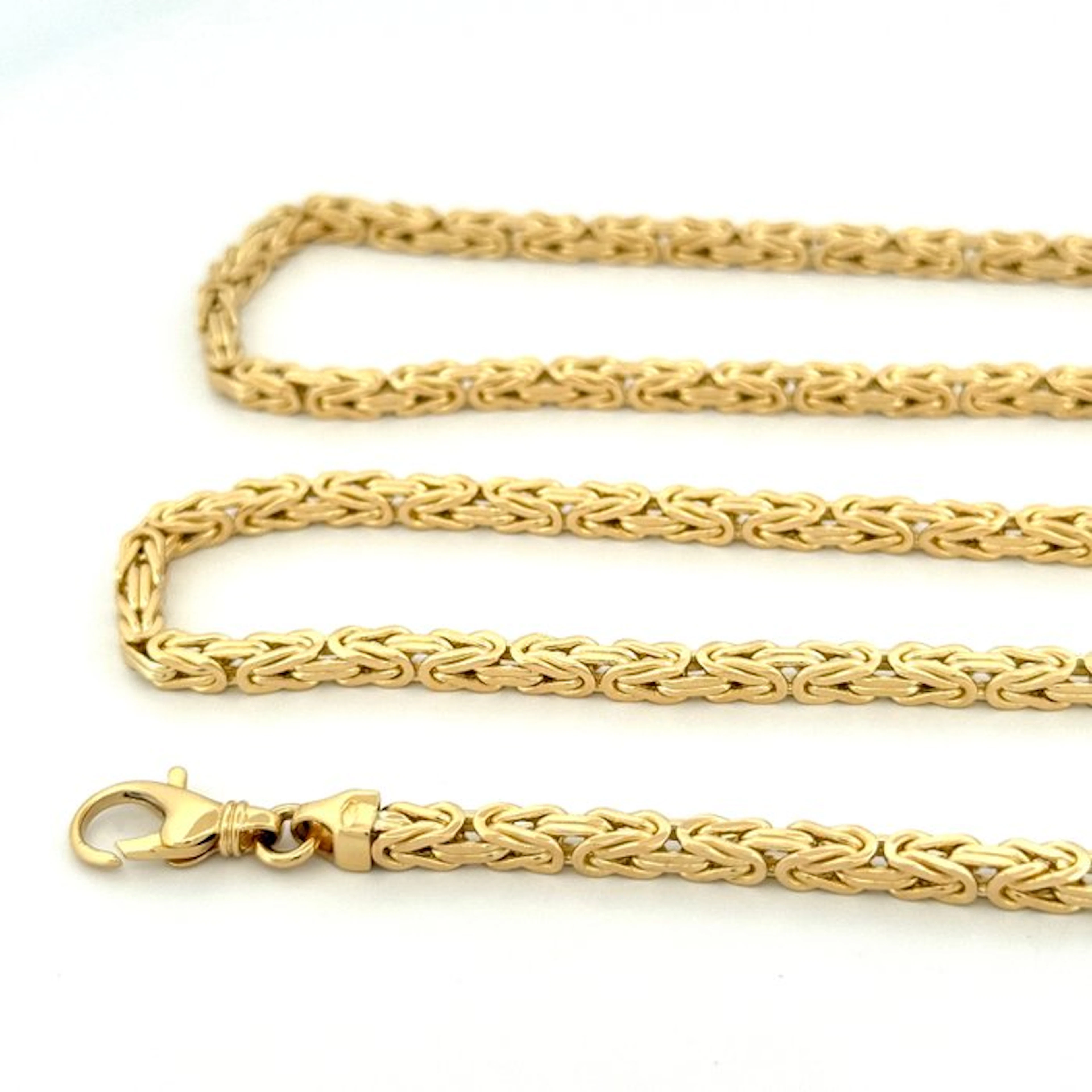 Necklace - 18 kt. Yellow gold - Bizantina - 60 cm
