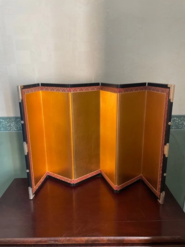 Folding screen - Kanazawa Gold Leaf (金沢箔) - Japan