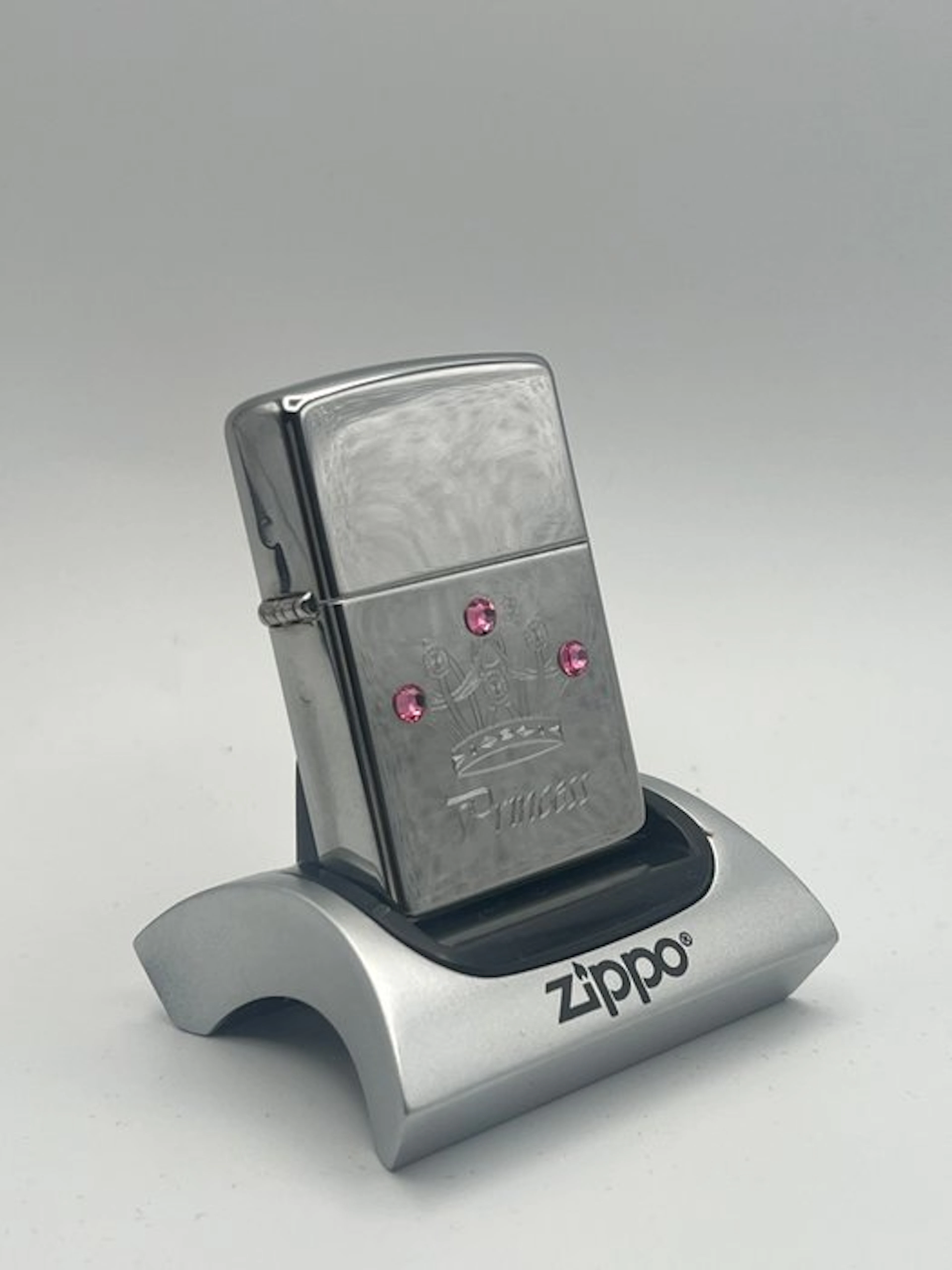 Zippo - Swarovski Princess Crown - Elements Pink Crystals...