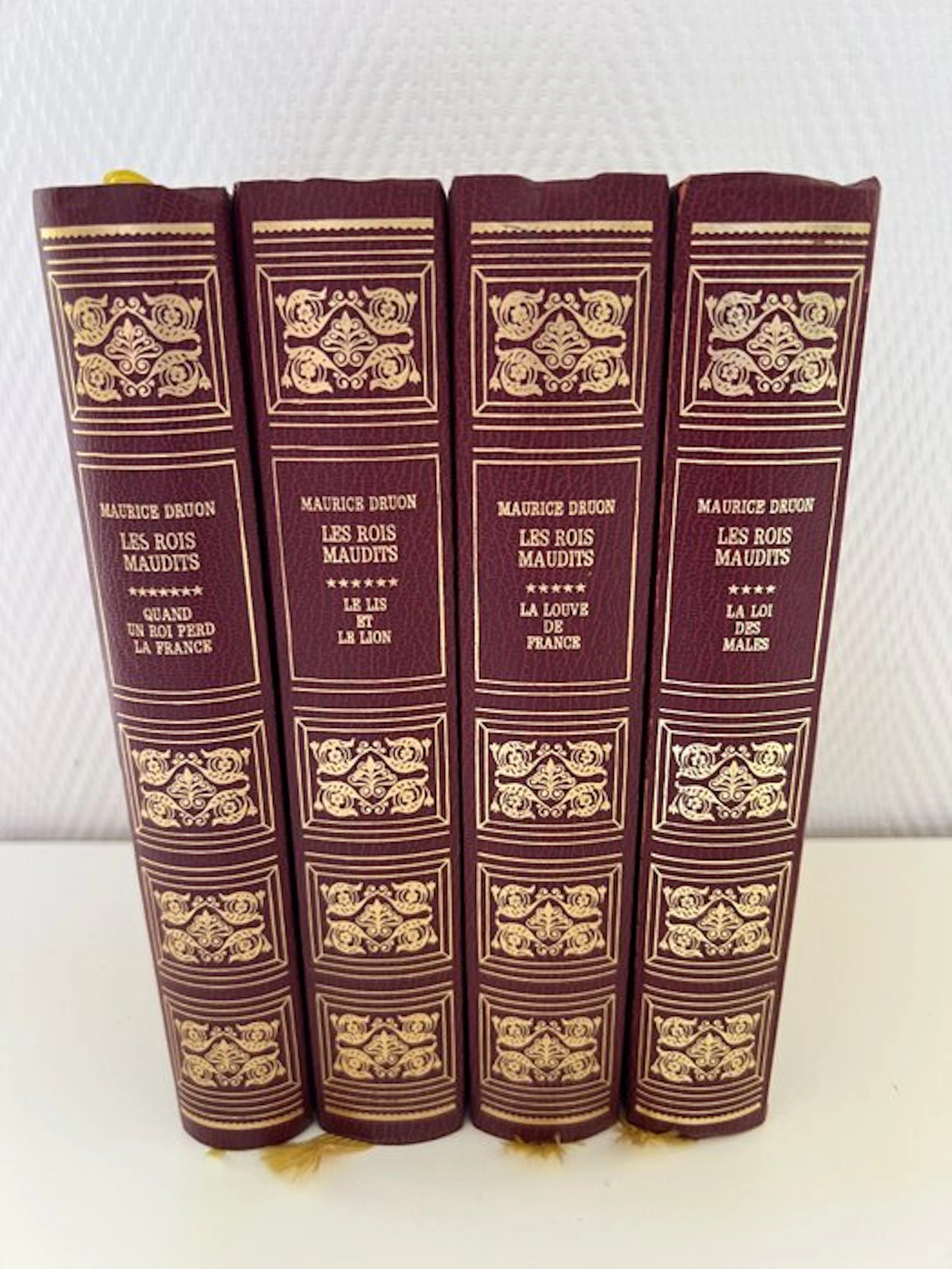 Maurice Druon - Lot de 4 livres « Les Rois Maudits » - 1977