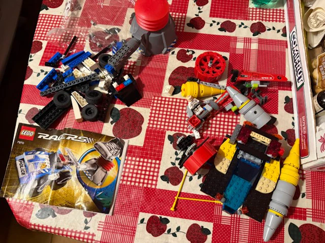 LEGO Set - Racers - LEGO Racers – Hero (7970) + Bonus Bag of Loose LEGO Parts