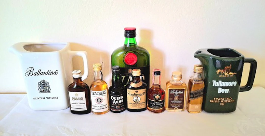 Ballantine's + Tullamore Dew + Teacher's + Haig + Queen...