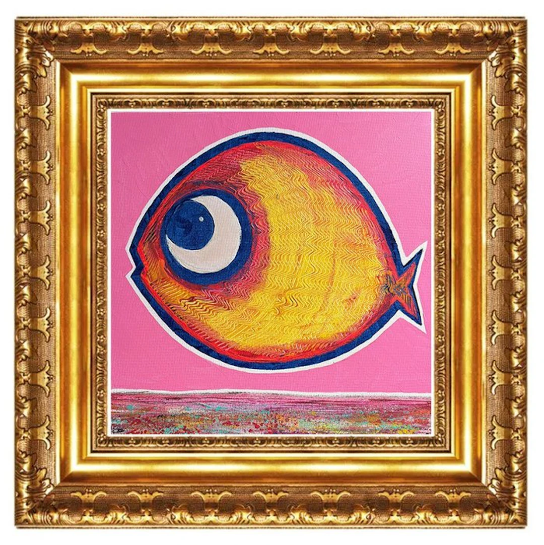 Denis Kuvayev (1971) - Goldfish on golden bottom - No Reserve