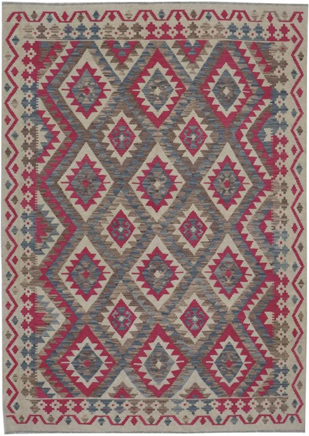 Handwoven Designer Kilim – Afghan Design - Kelim - 239 cm - 172 cm