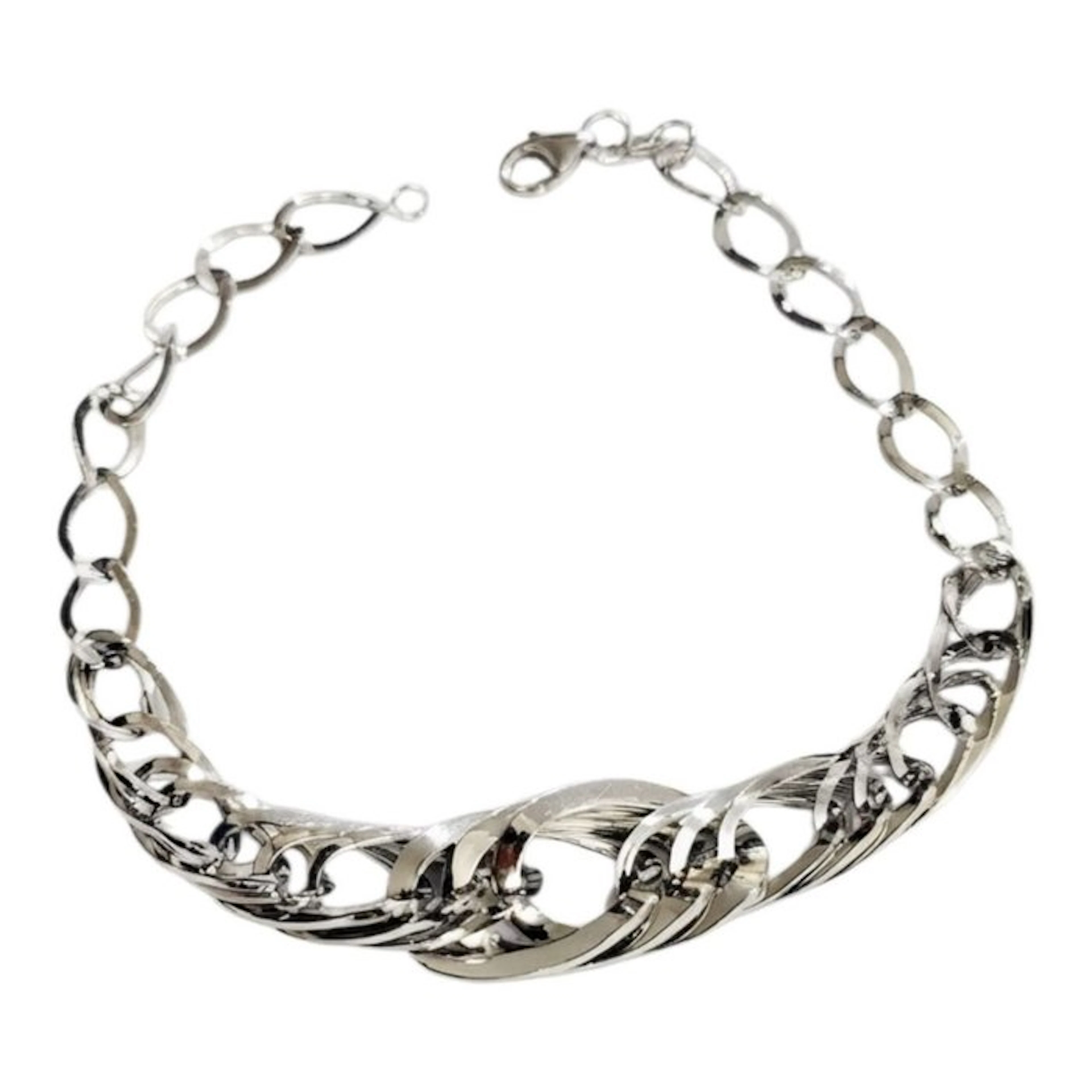 Bracelet - 18 kt. White gold - Made in Italy