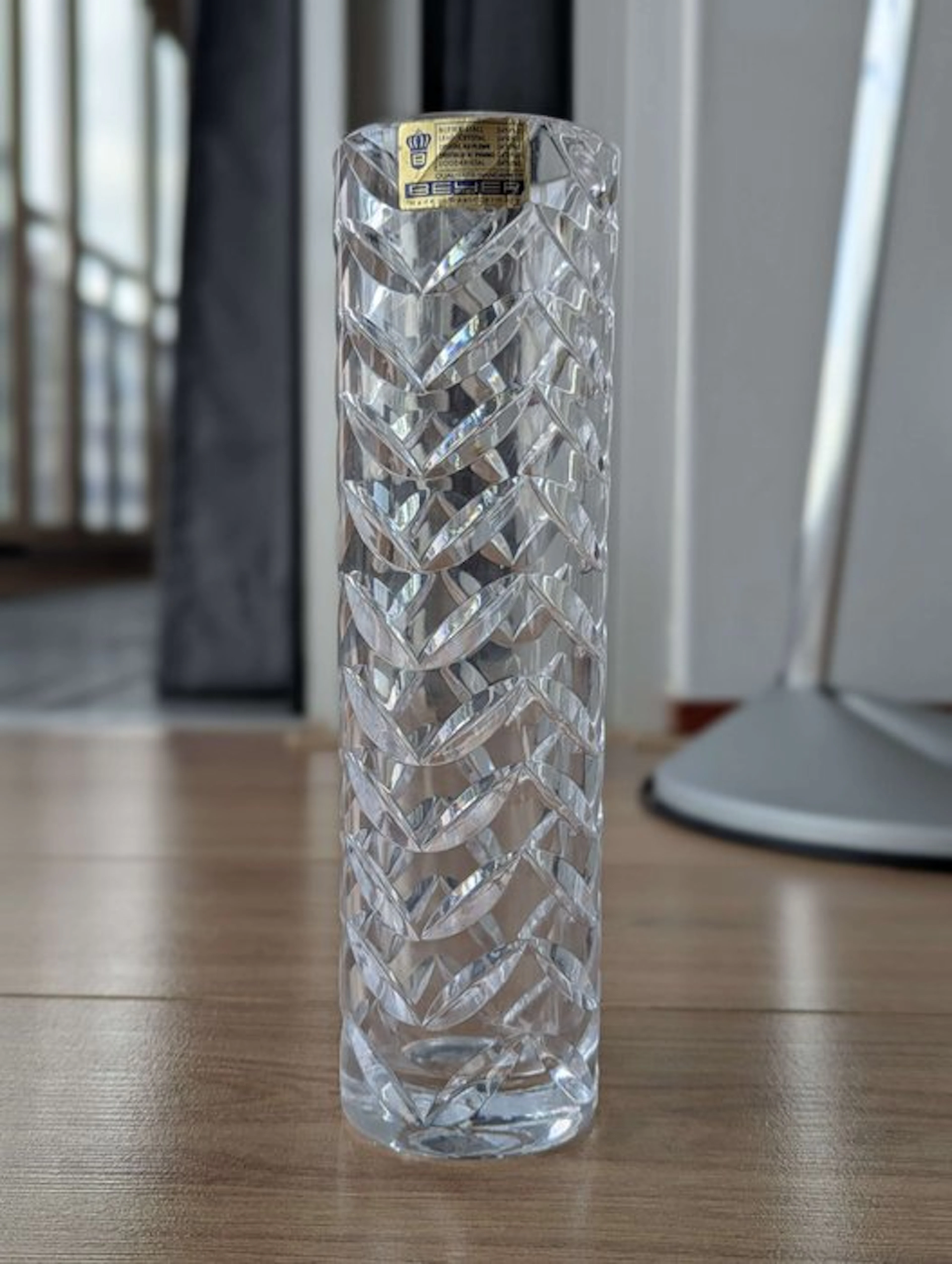 Beyer Kristall - Vase - Crystal - 24% Lead - West-Germany