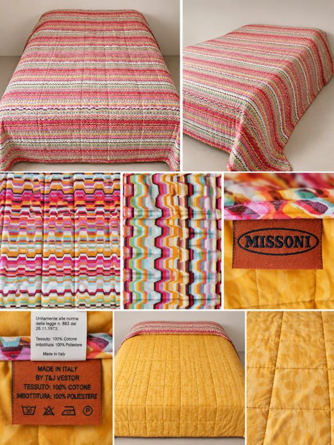 Missoni - Quilt - 260 cm - 260 cm - Two-faced