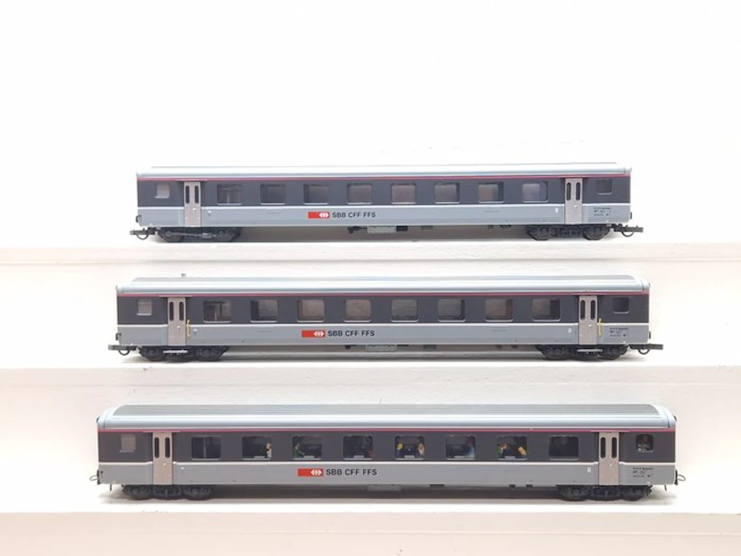Roco H0 - 44320 - Model train passenger carriage (3) - 3x...
