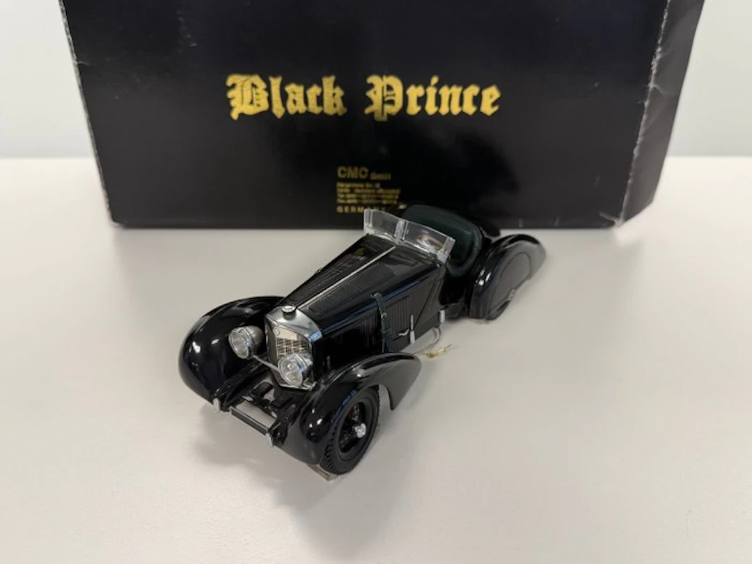CMC 1:24 - Model sports car - Mercedes SSK, Trossi 1932 “Black Prince”
