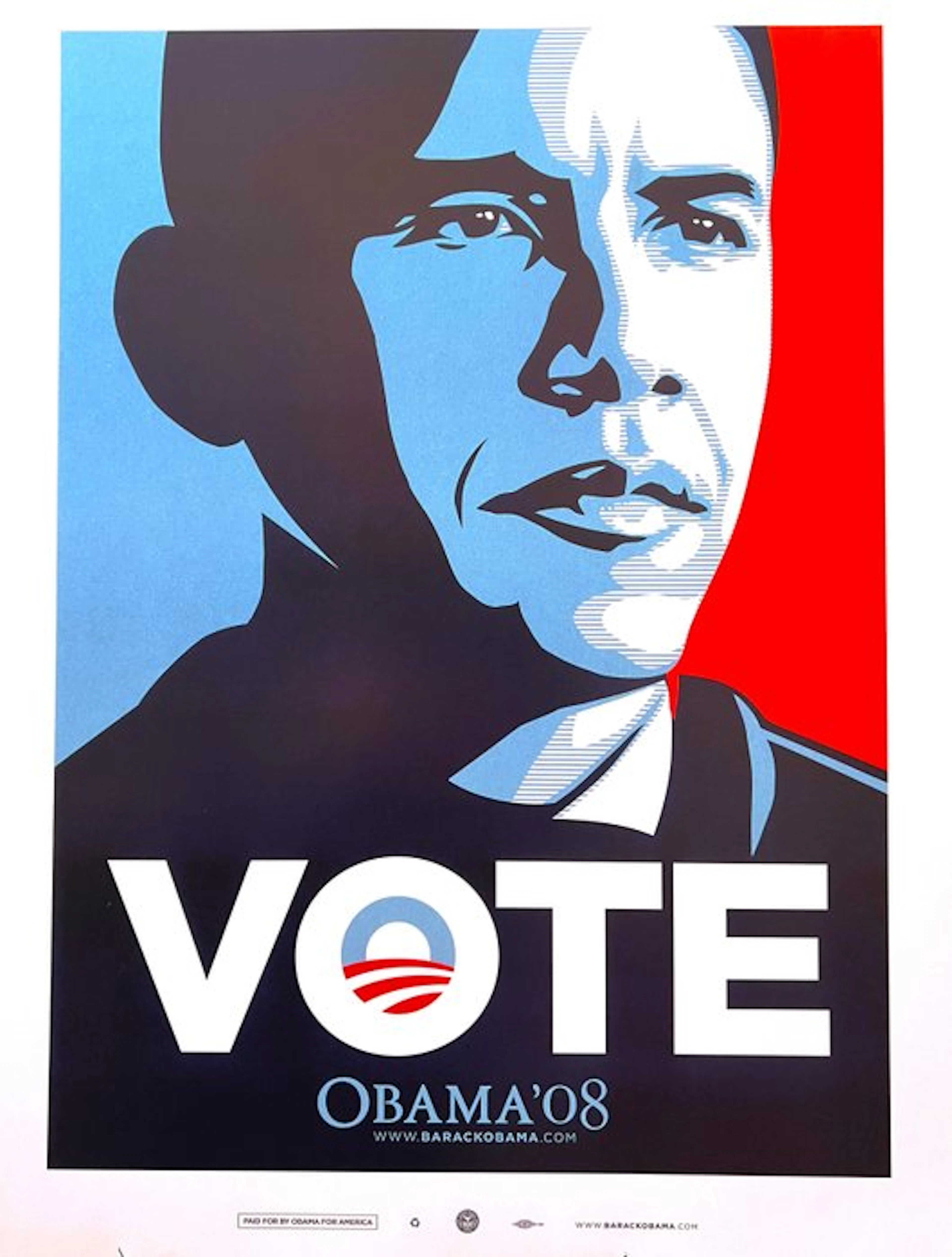 Shepard Fairey (OBEY) - Vote Obama 2008 - 2000s