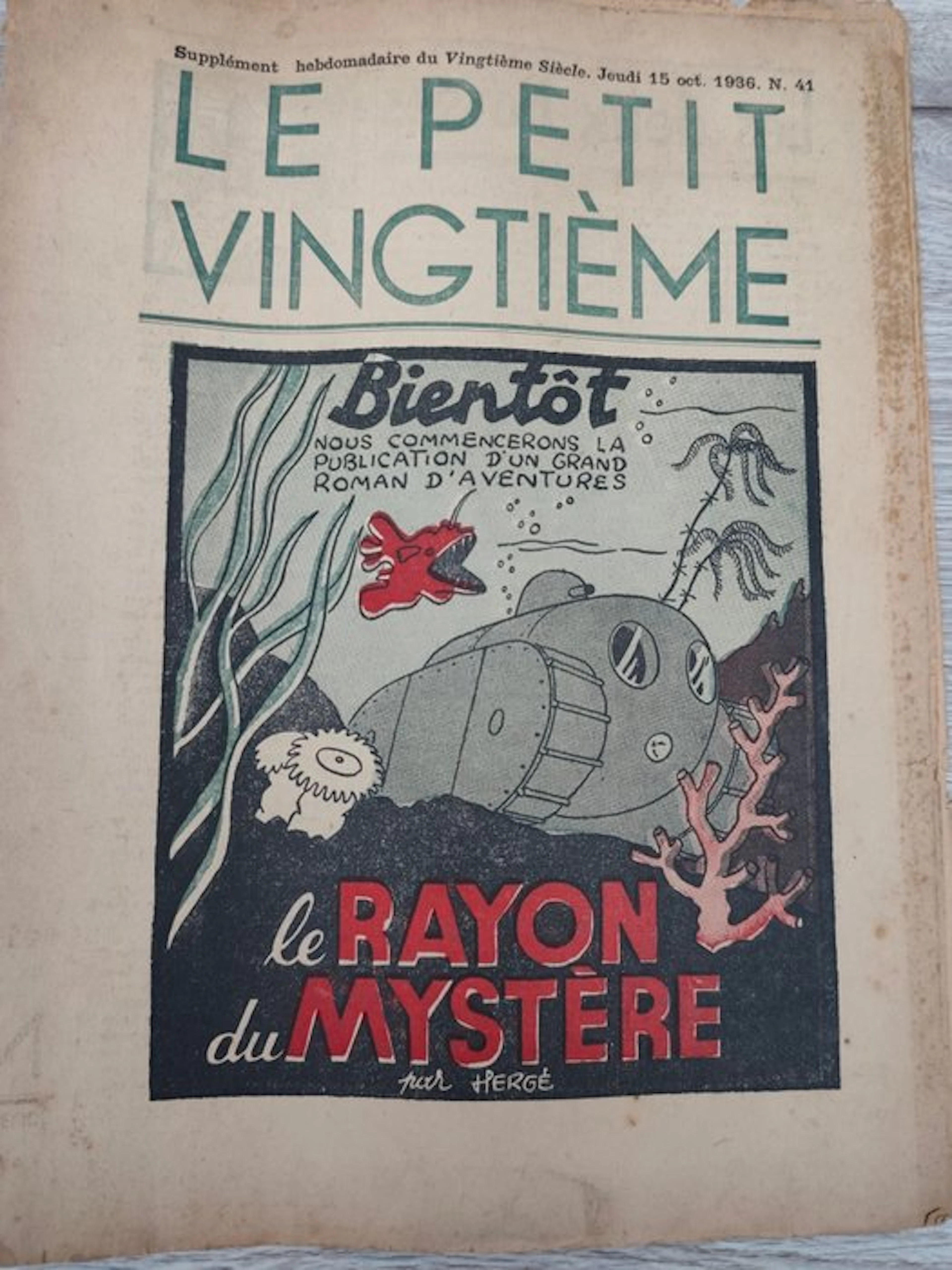 Le Petit Vingtième 41 - 1 Number - 1936