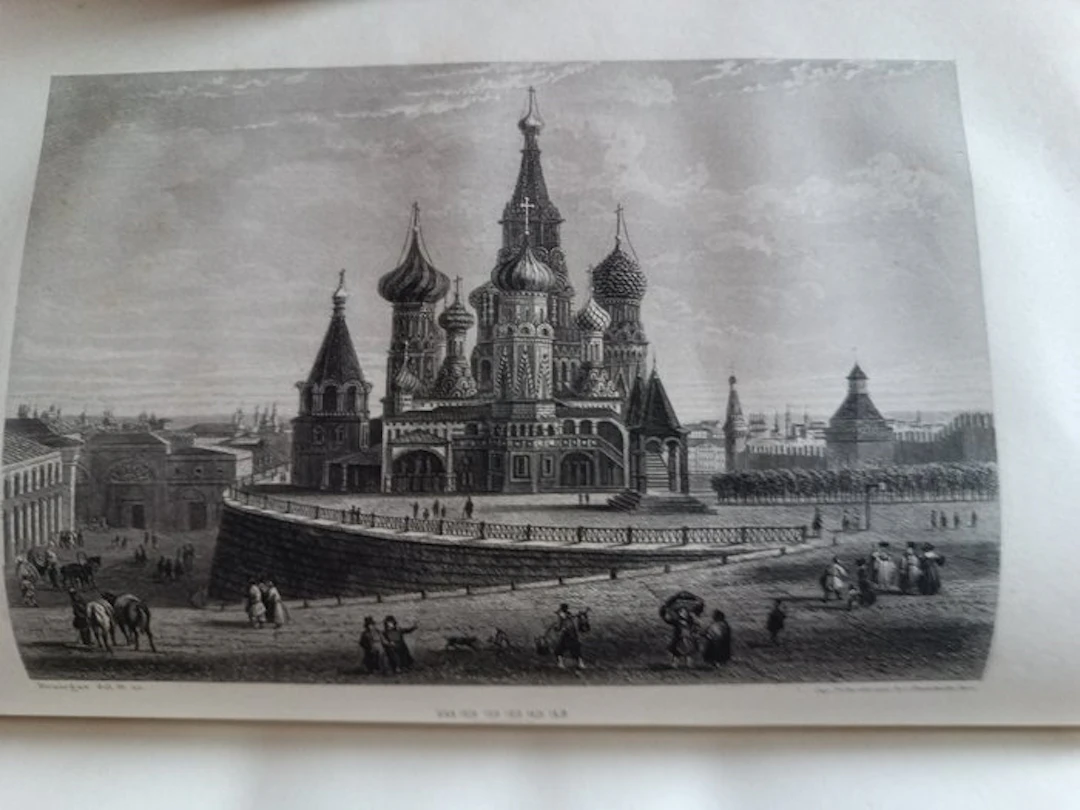 Leopold Favre/ Rouargue - Histoire de la Russie et de la Turquie - 1854