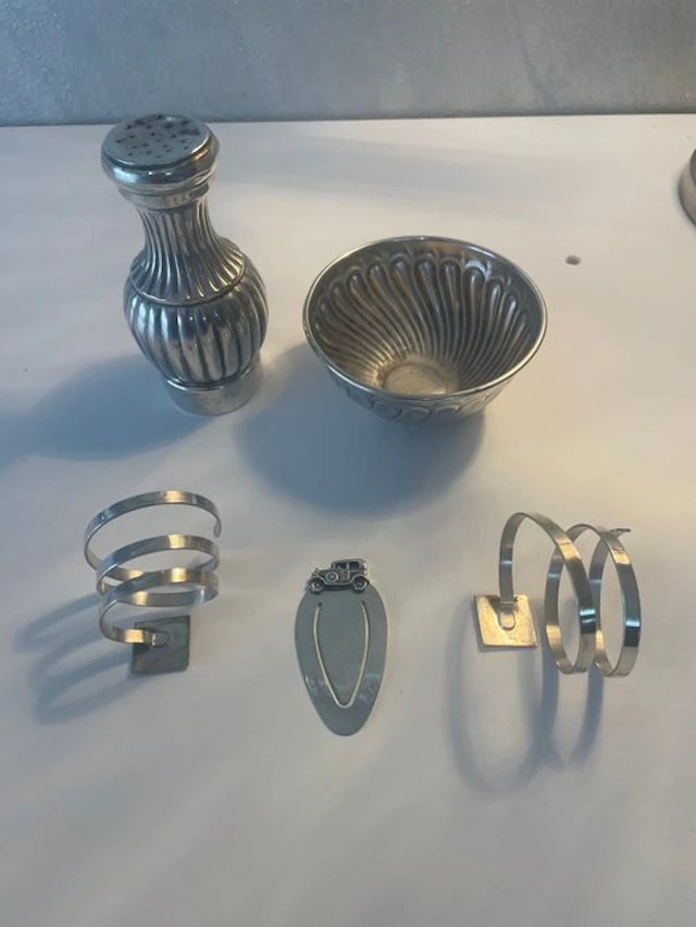 Table service - Silver - 5-item lot
