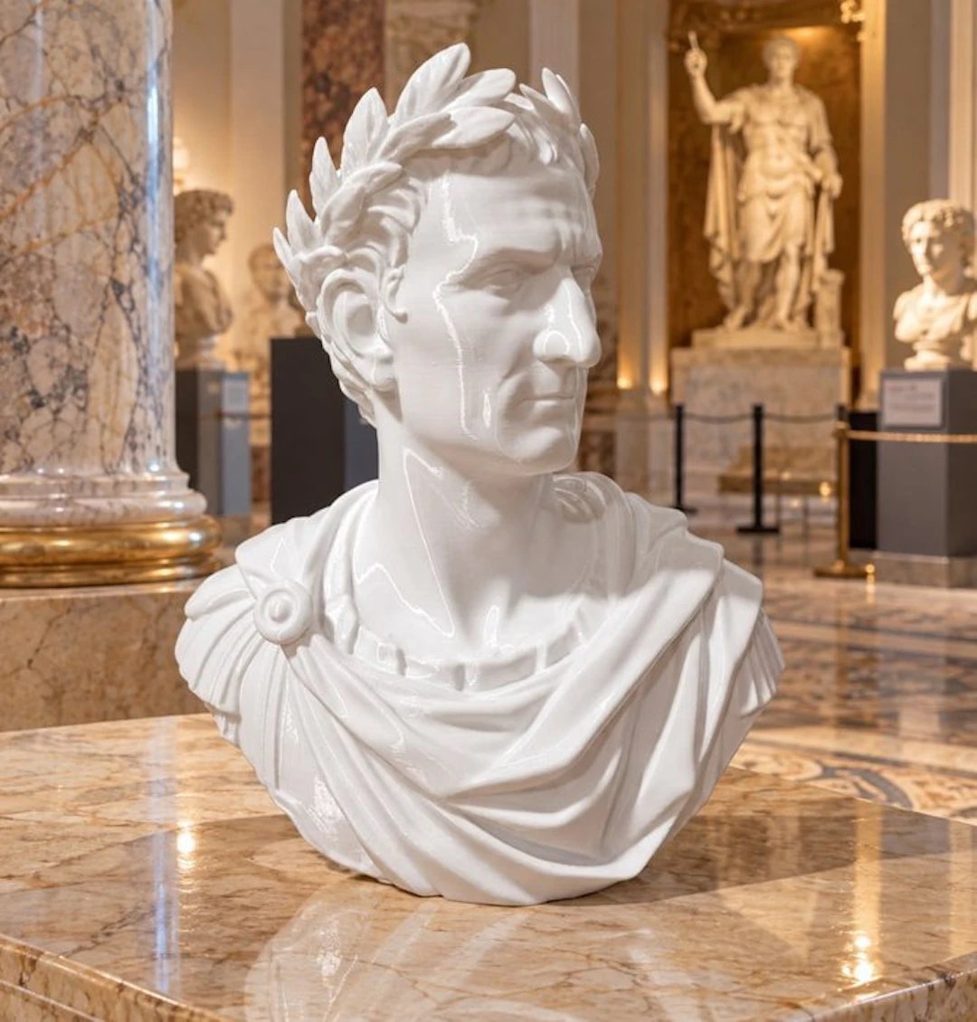 Bust, Giulio Cesare – Busto Imperiale con Corona d’Alloro...