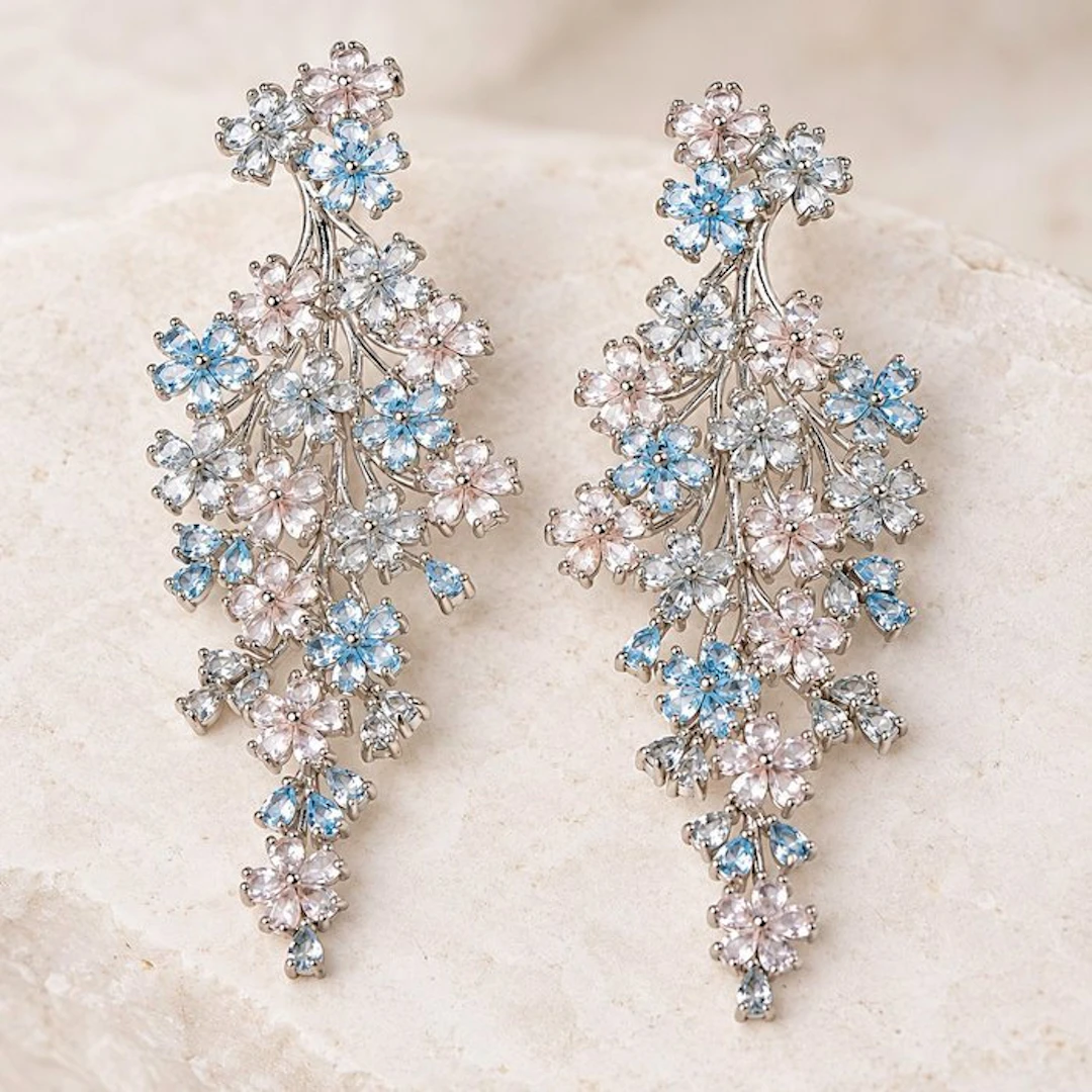 No reserve price - Earrings Silver - Mixed - Certified