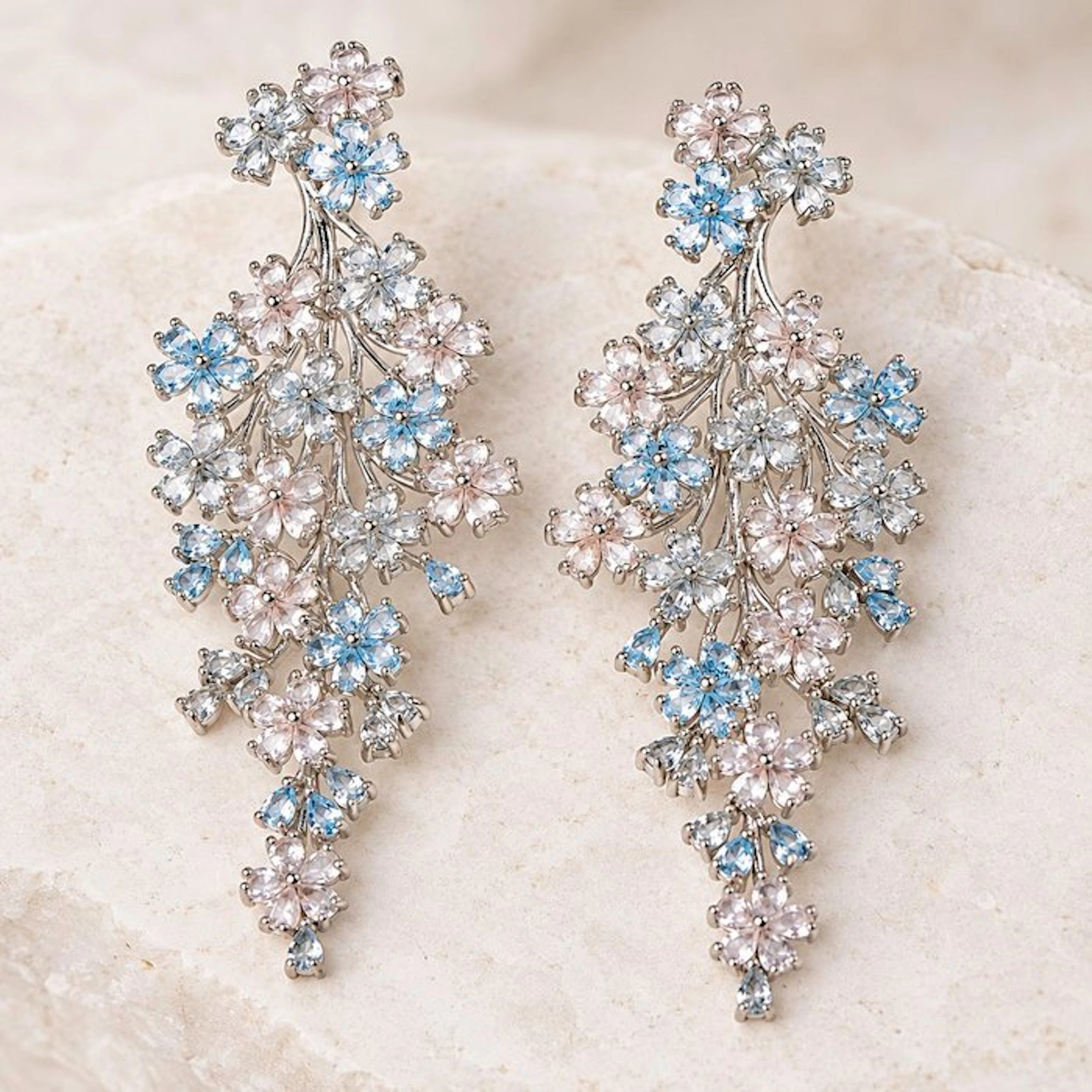 No reserve price - Earrings Silver - Mixed - Certified
