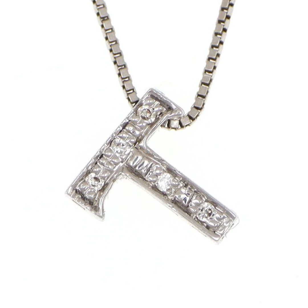 No reserve price - Necklace with pendant - 18 kt. White gold Diamond (Natural)