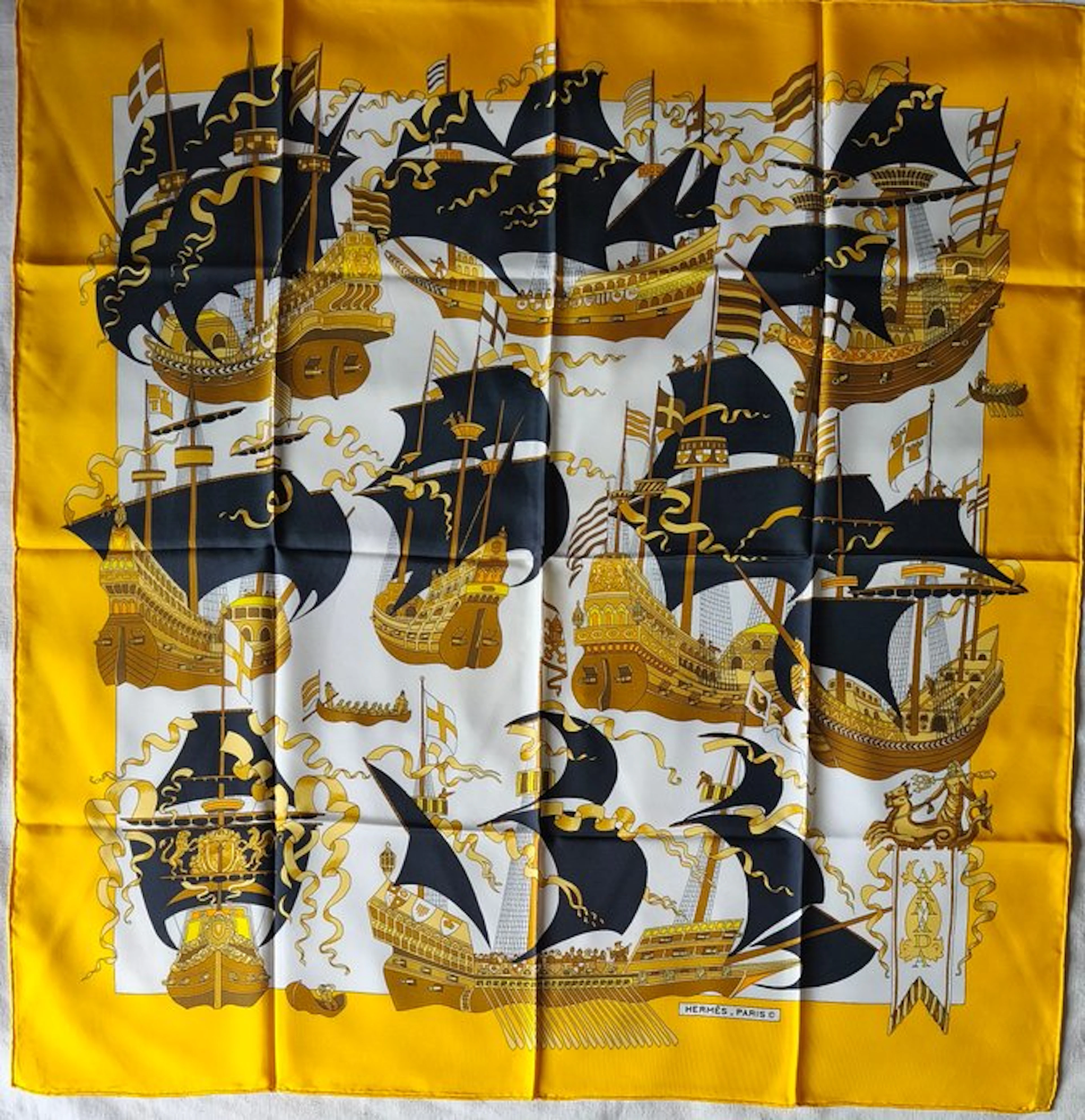 Hermès - ARMADA by Christiane Vauzelles - Foulard