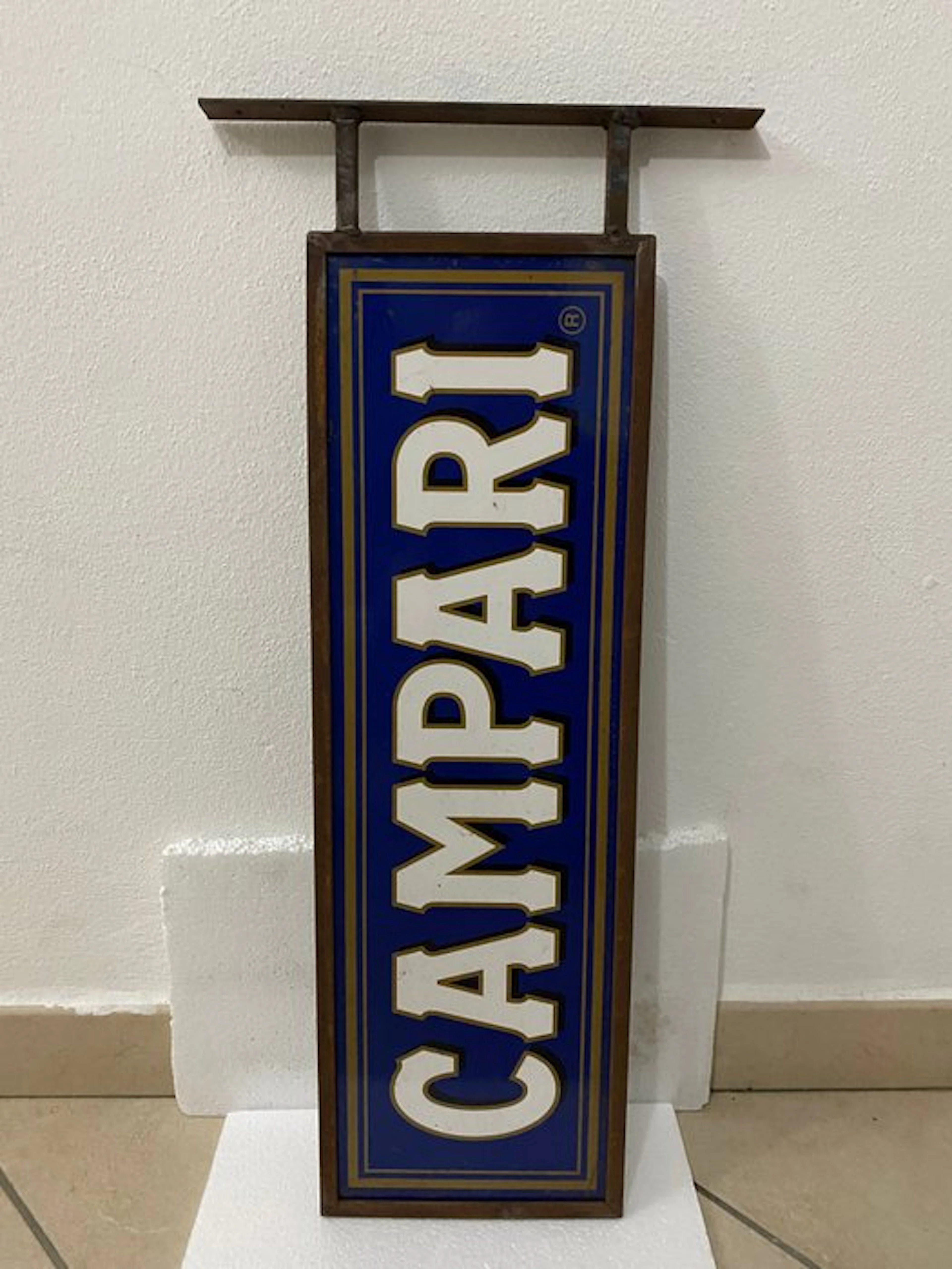 campari - Wall plate - insegna a muro campari - Iron