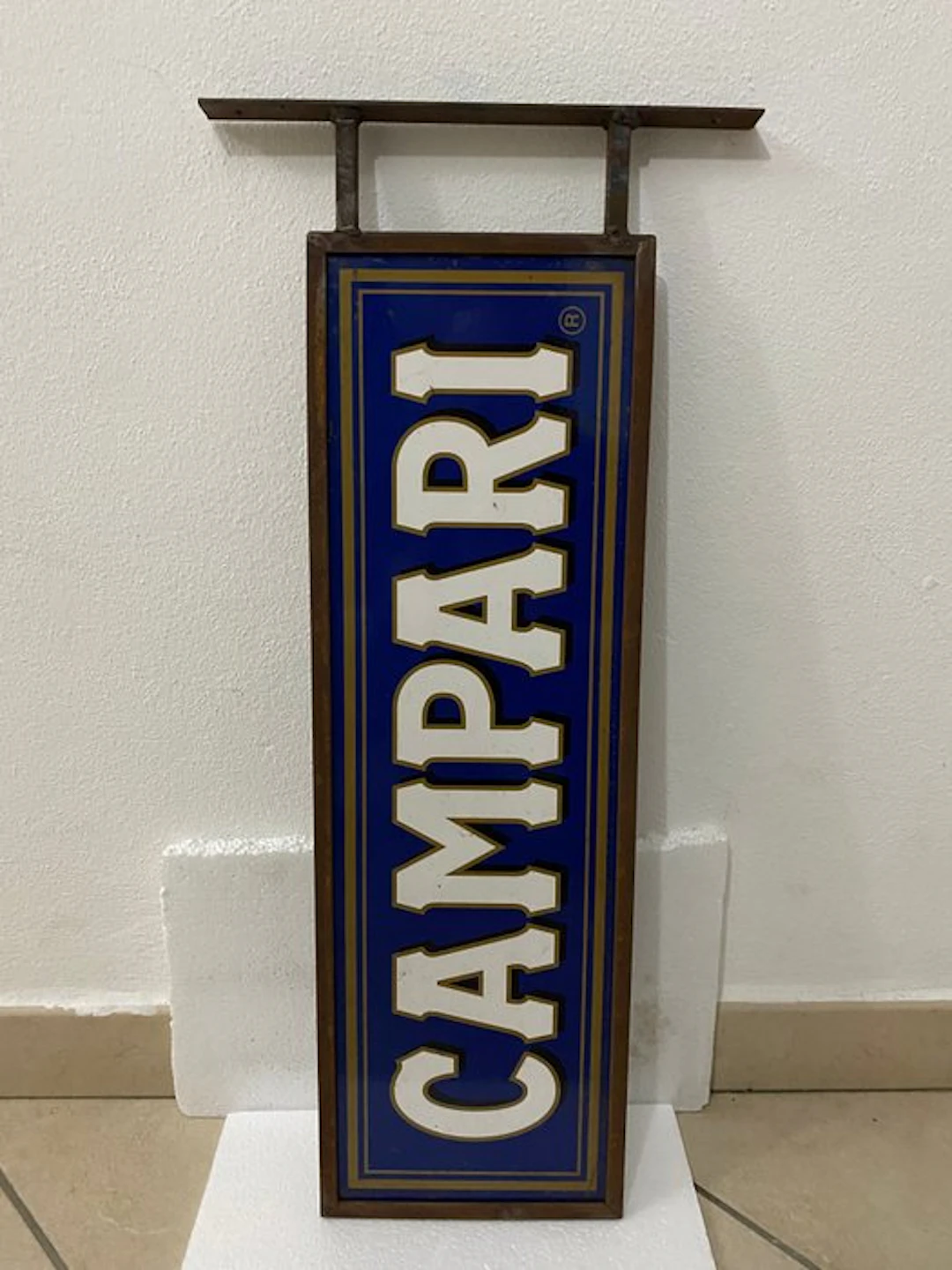 campari - Wall plate - insegna a muro campari - Iron