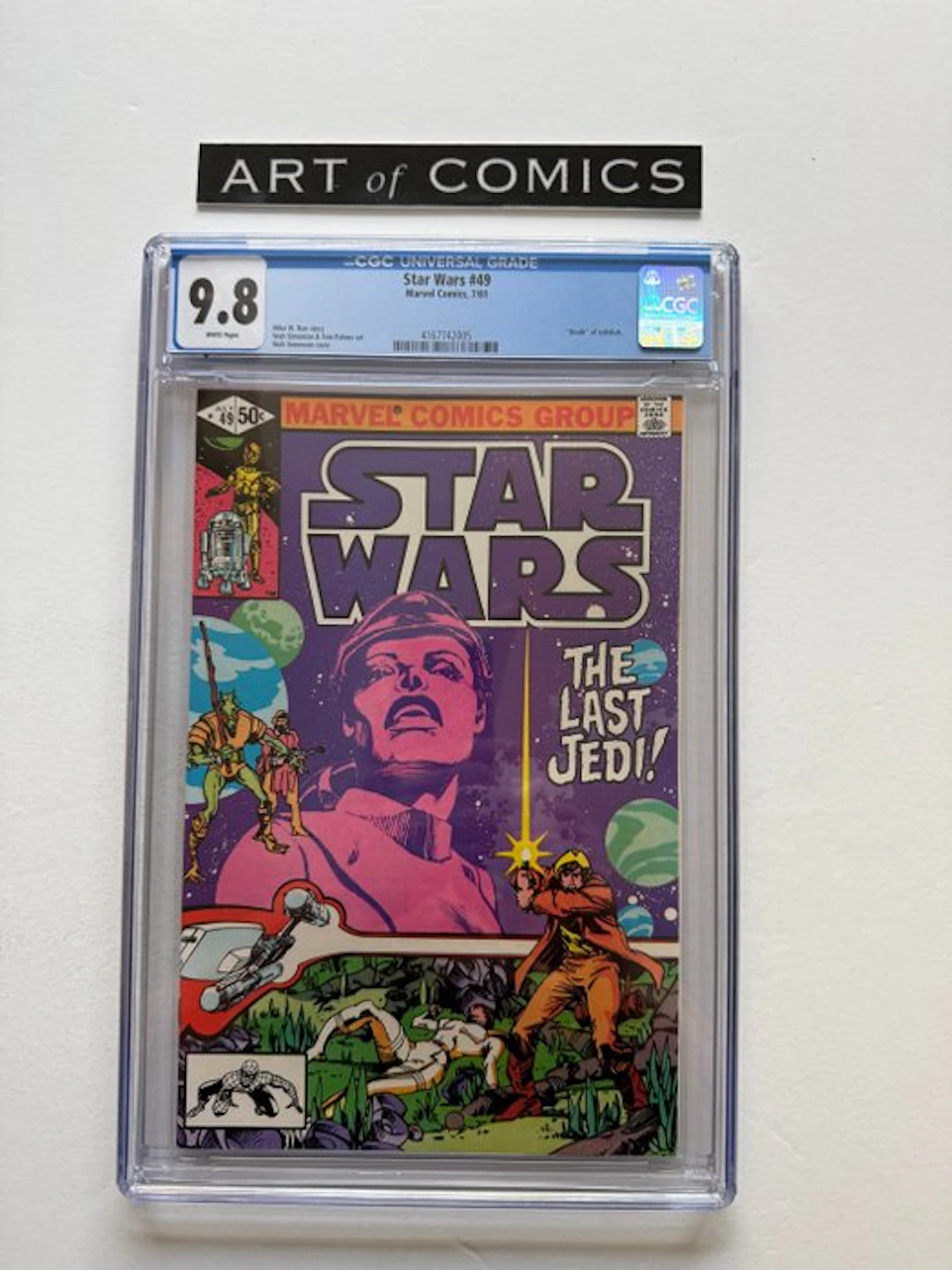 Star Wars #49 - Death Of Jedidiah - CGC 9.8 - 1 Graded...