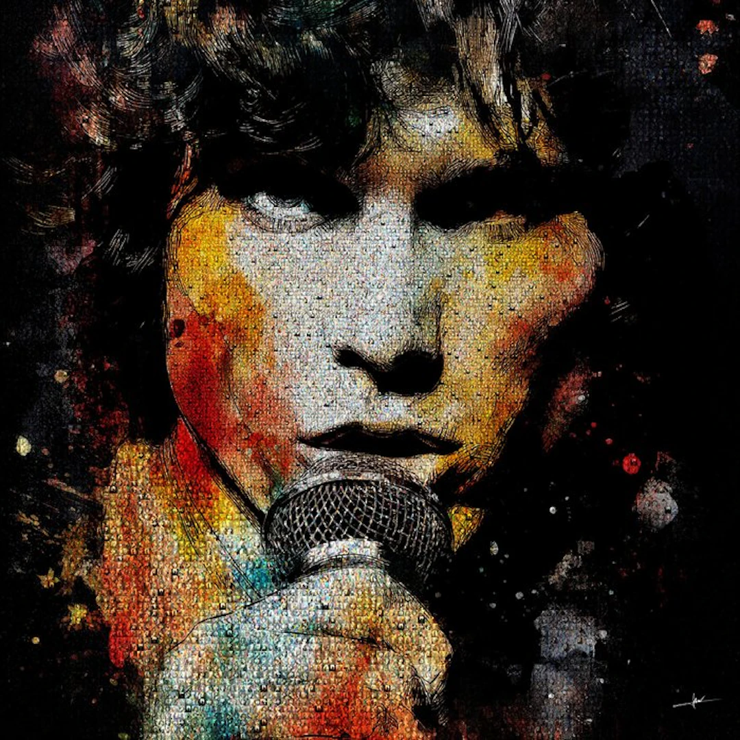 David Law - Jim Morrison I - Format XL 60x60