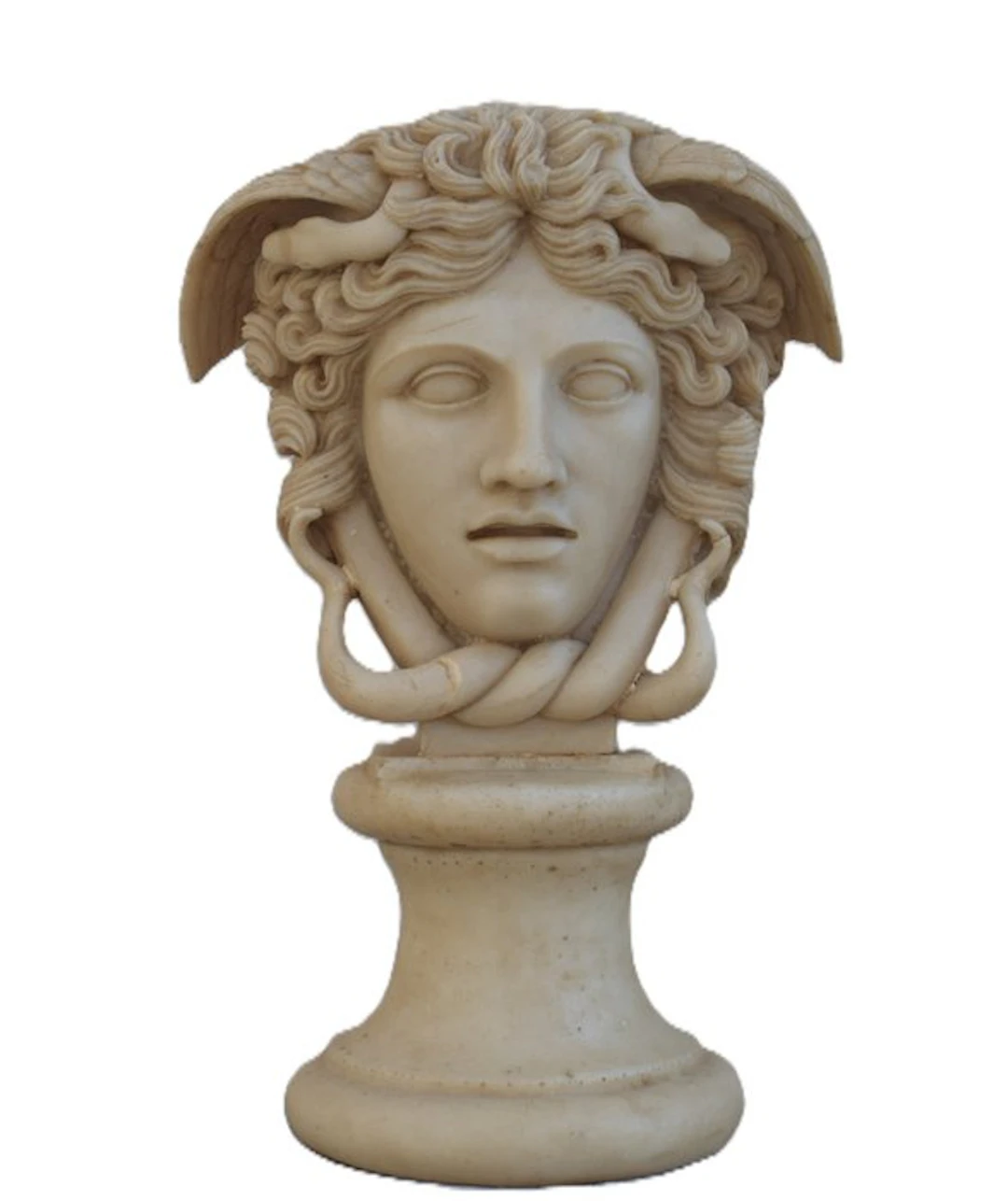 Sculpture, Medusa Rondanini - 28 cm - Reconstituted Carrara marble