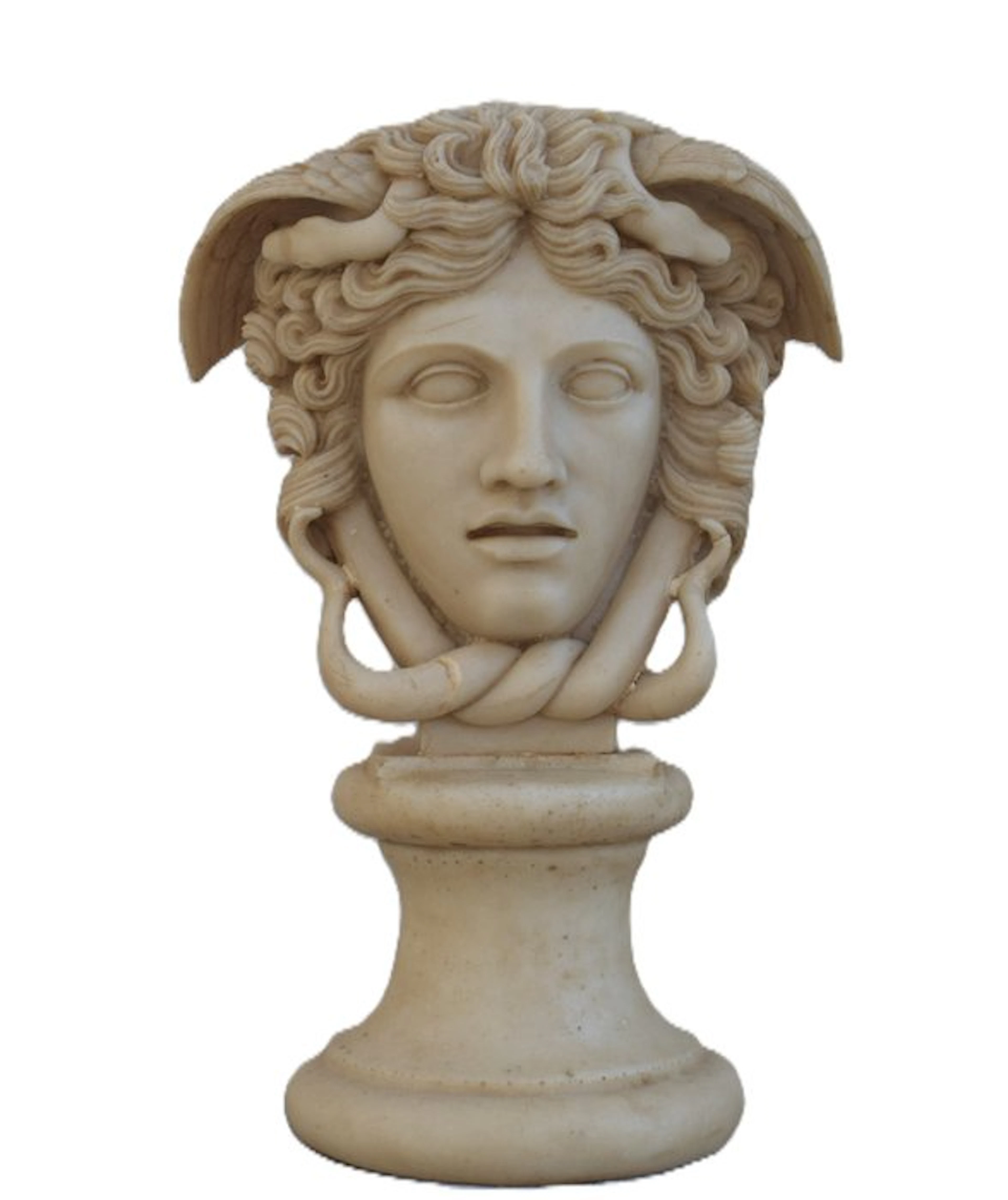 Sculpture, Medusa Rondanini - 28 cm - Reconstituted Carrara marble