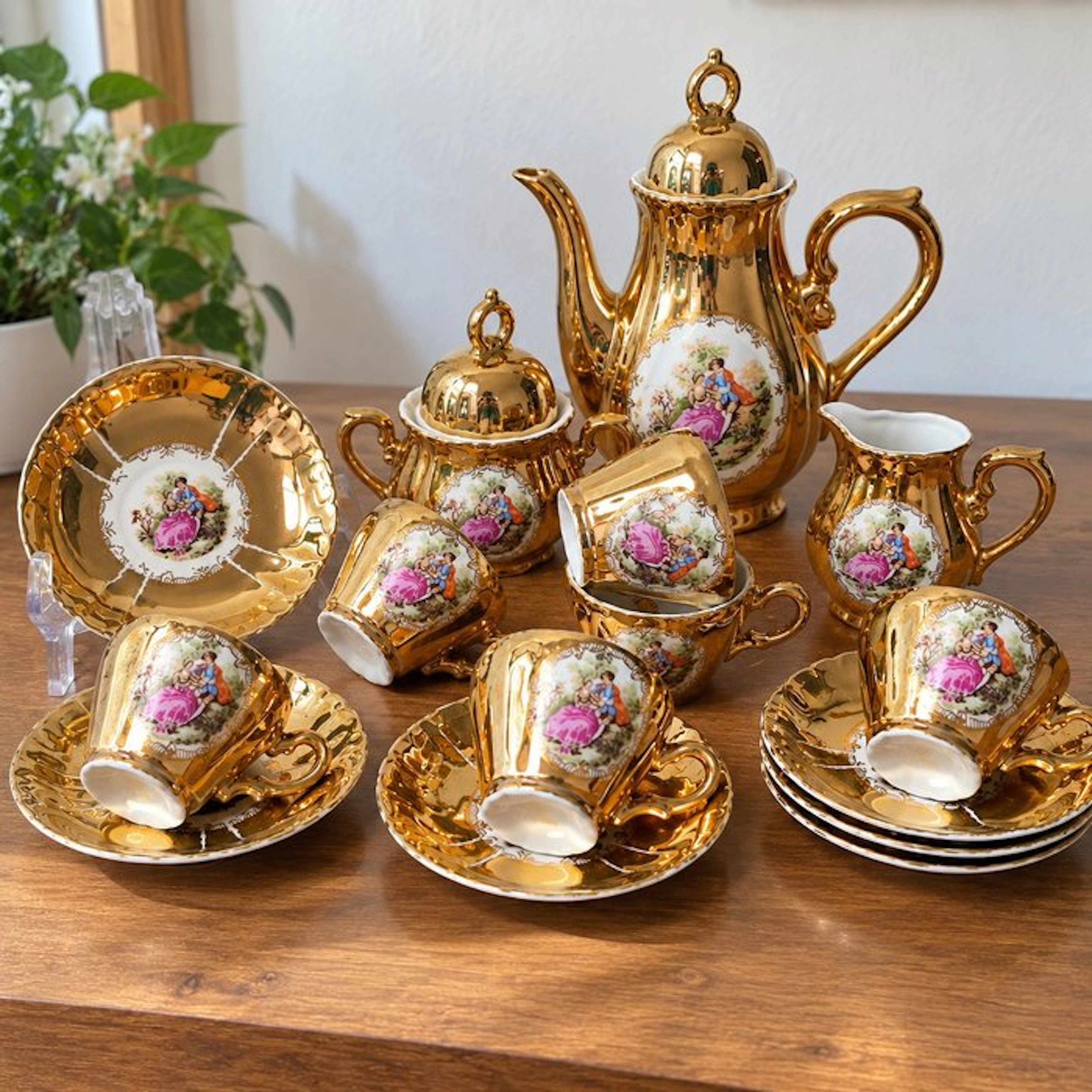 OZ CHINA - Table service (15) - Gilding and Romantic...