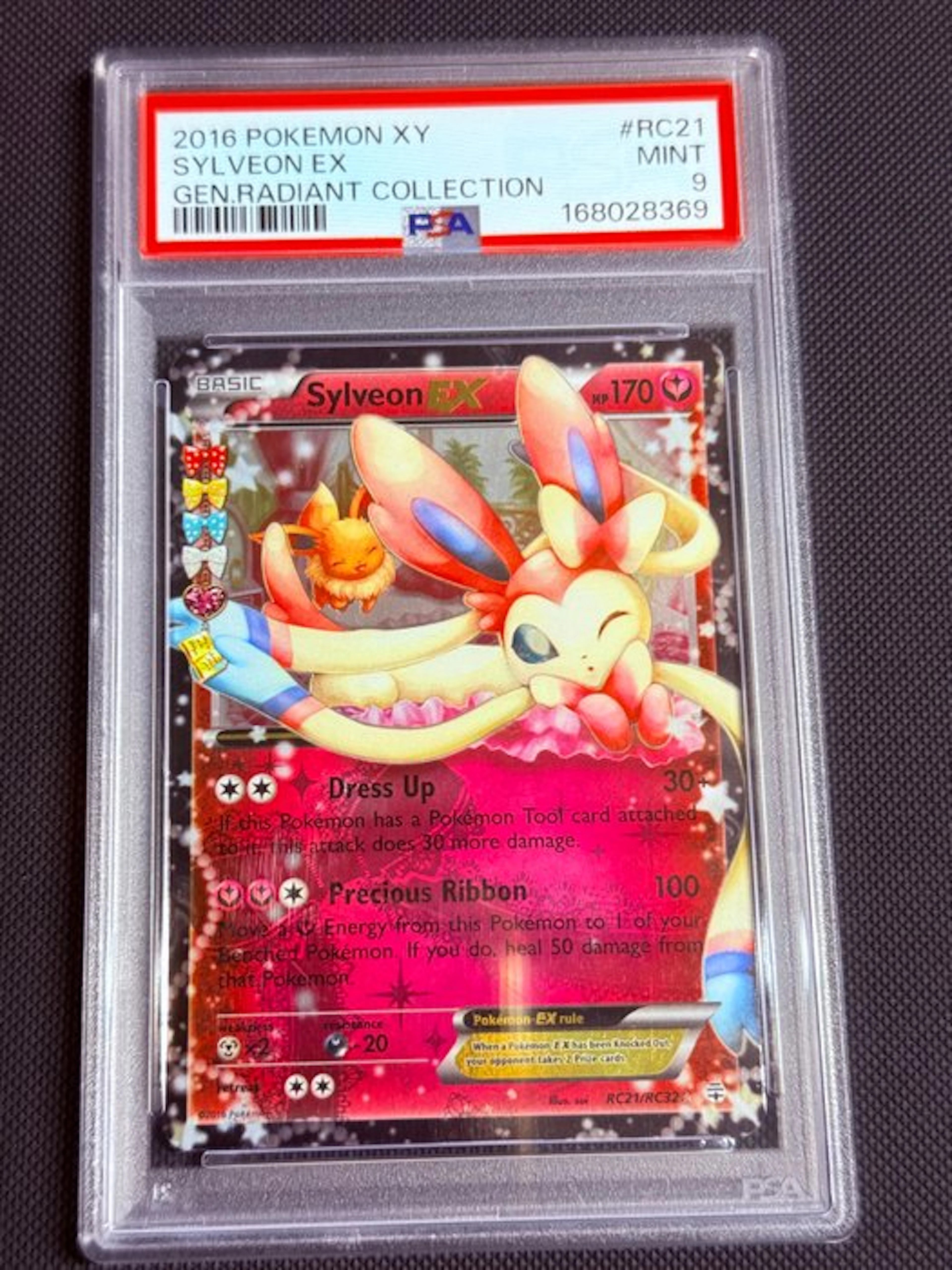 Pokémon - 1 Graded card - Sylveon EX RC21 Foil, Full art - PSA 9 - XY