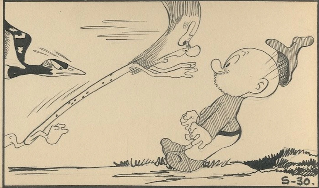 Dulieu, Jean - 1 Original drawing - Paulus de Boskabouter...