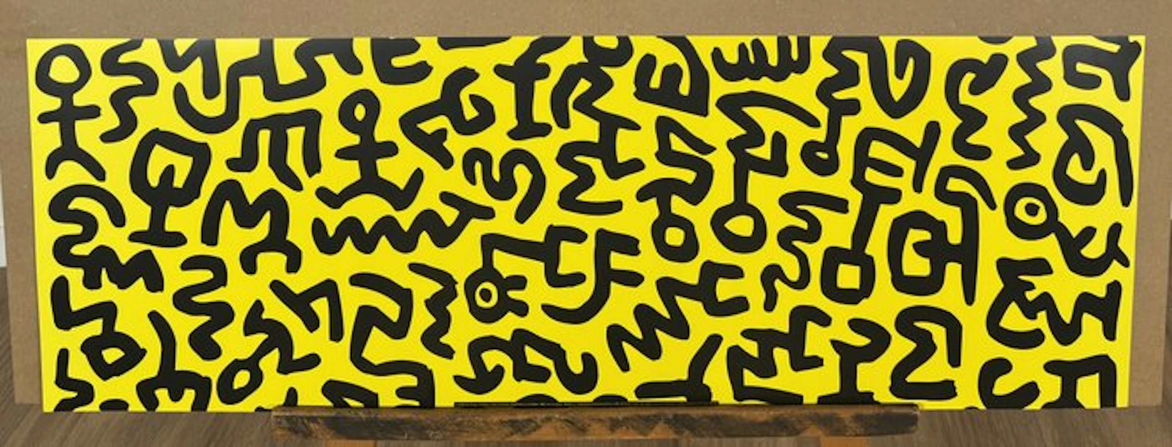 Keith Haring - Untitled (Pattern), 1990 (XL) ** Senza prezzo di riserva **