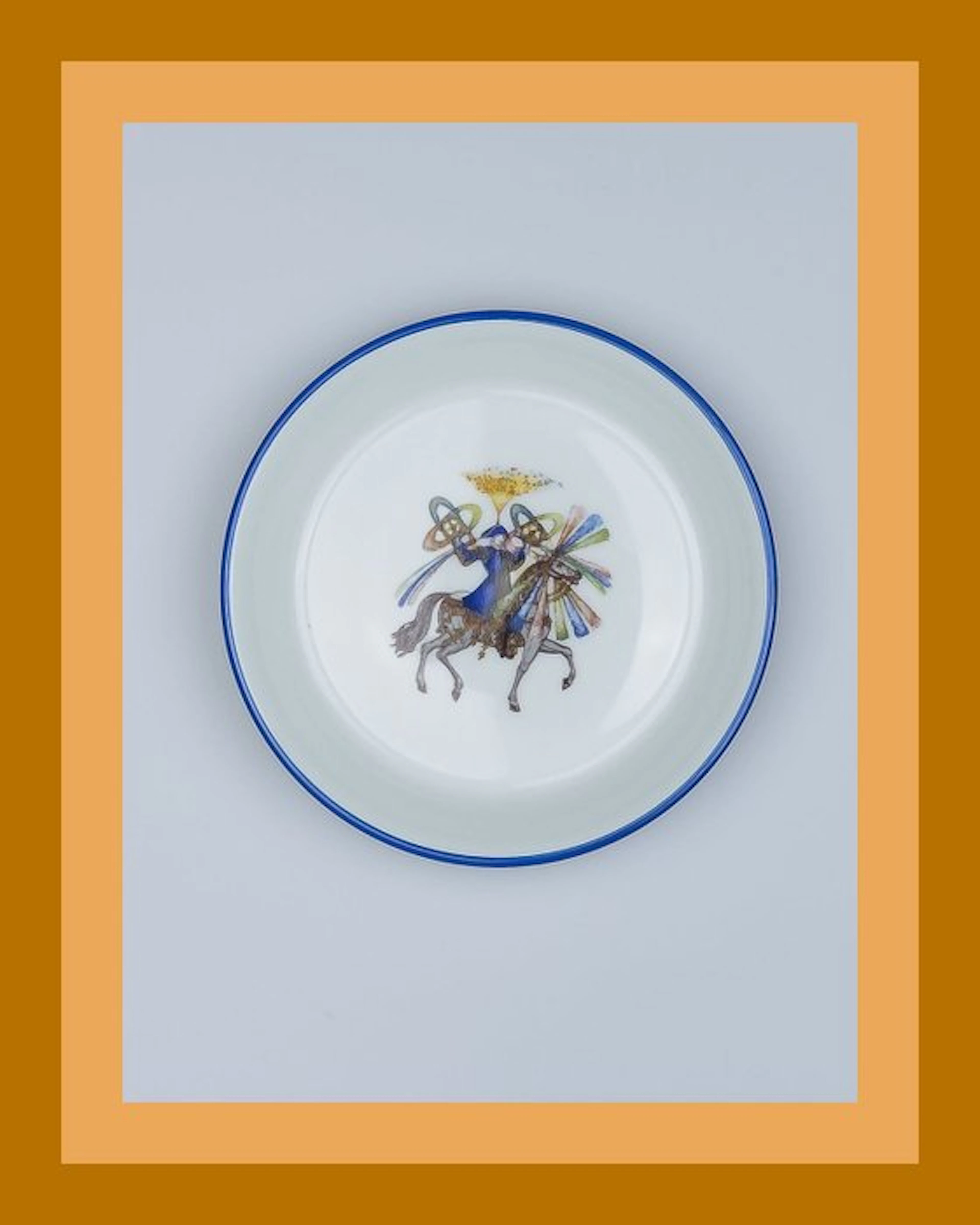 Hermès - Ashtray - Goat skin