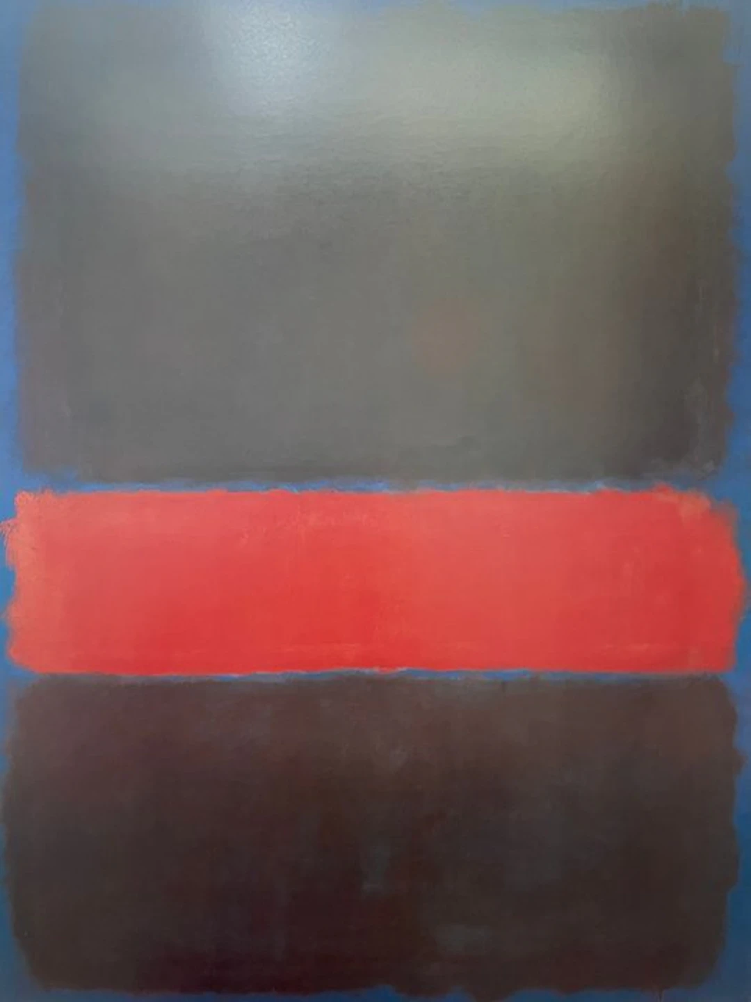 Mark Rothko (after) - Maroon on Blue - Offset lithograph...