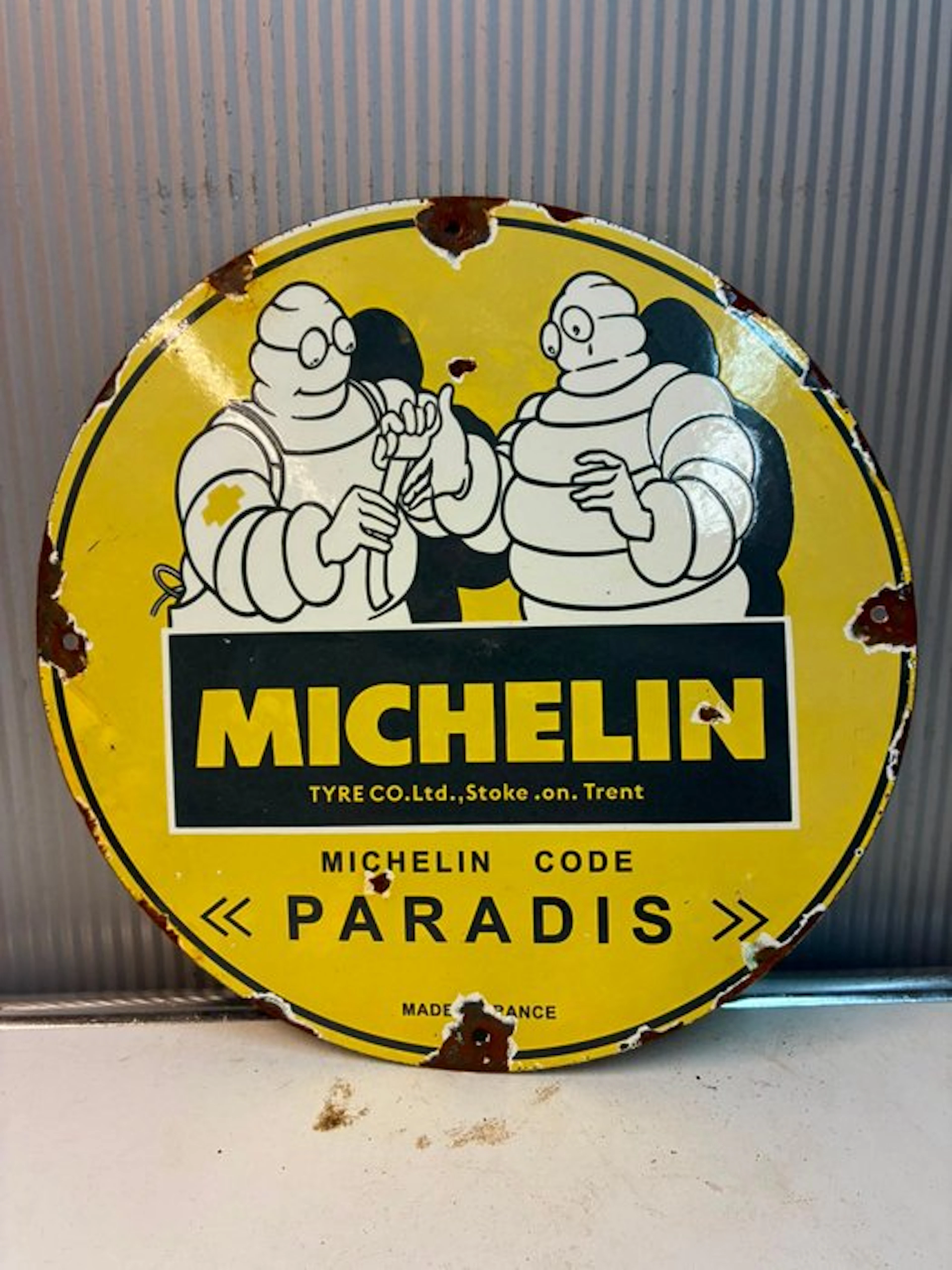 Michelin – Bibendum – Michelin Code Paradis – Rond...