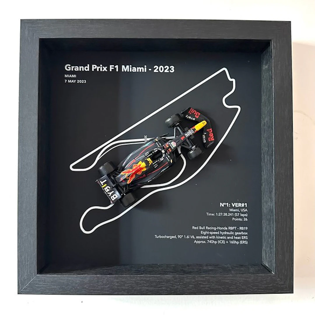 Artwork - Honda - Max Verstappen - GP F1 Miami 2023 - RB19 #1